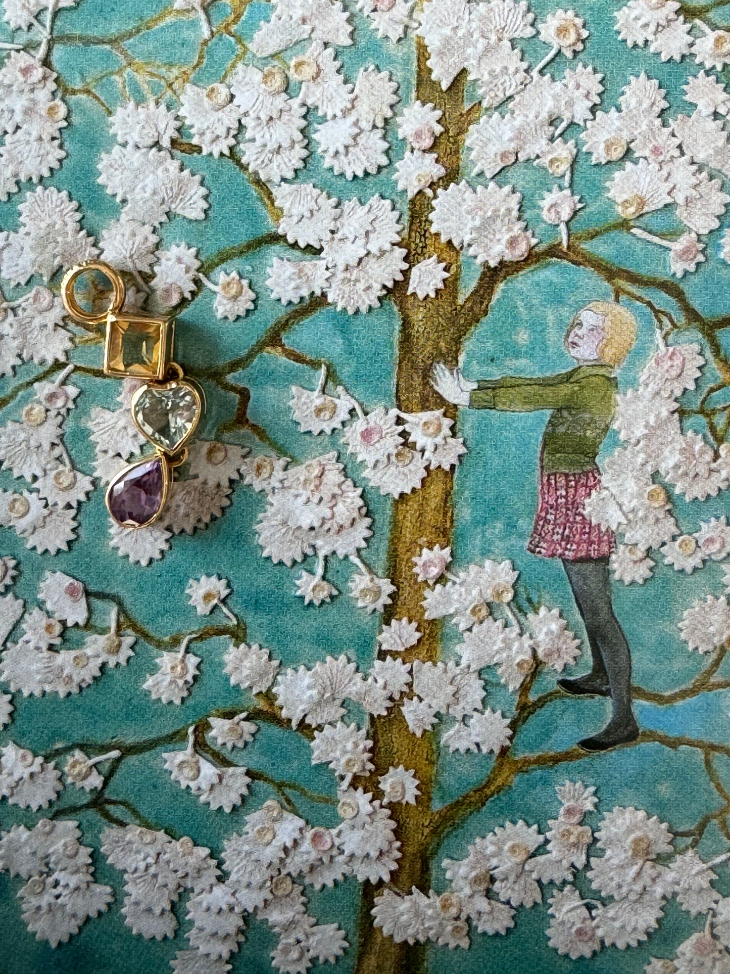 Gemstone Drop Charms