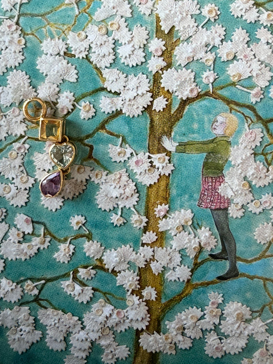 Gemstone Drop Charms