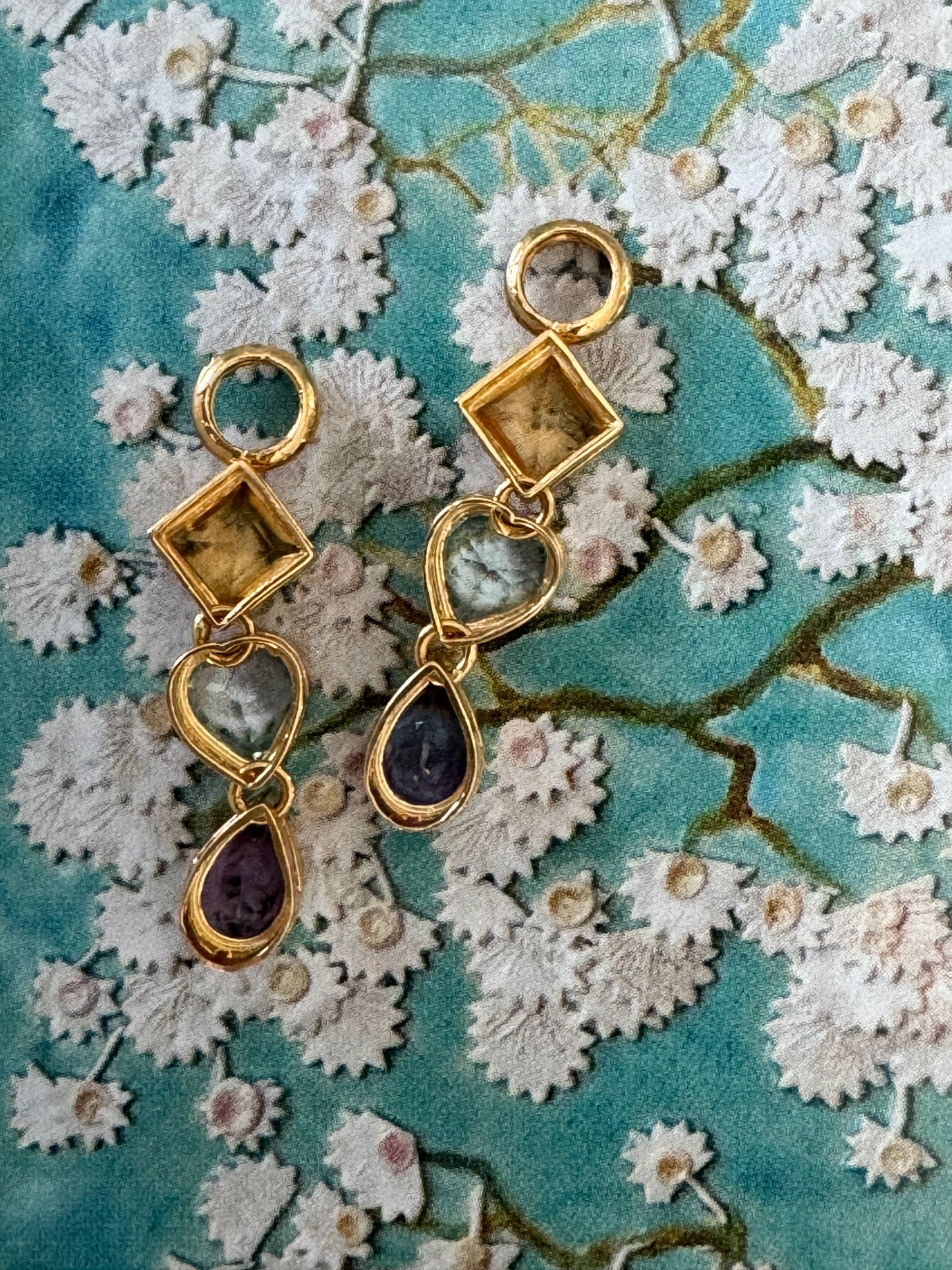 Gemstone Drop Charms