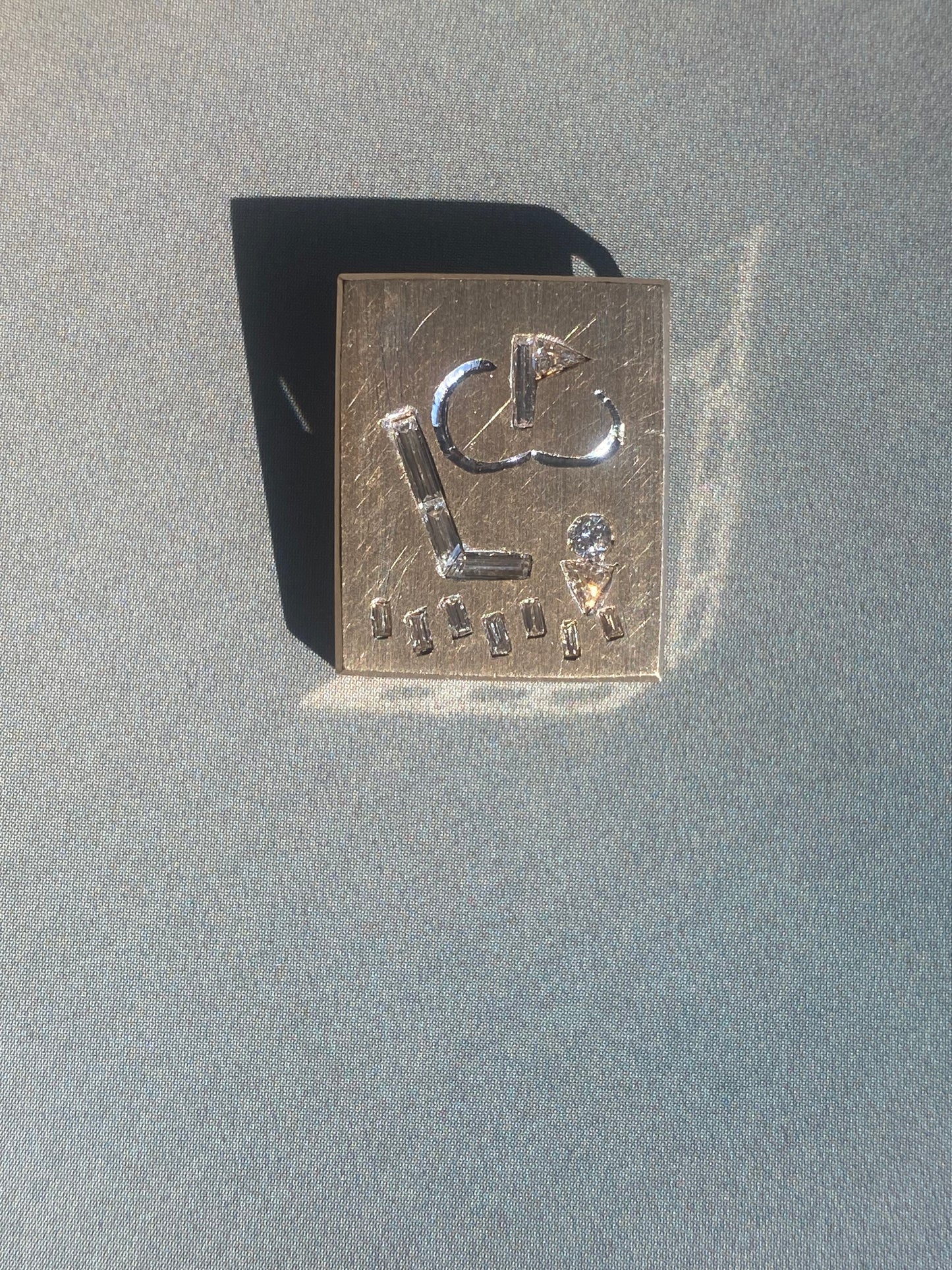 14k Golf Motif Pendant