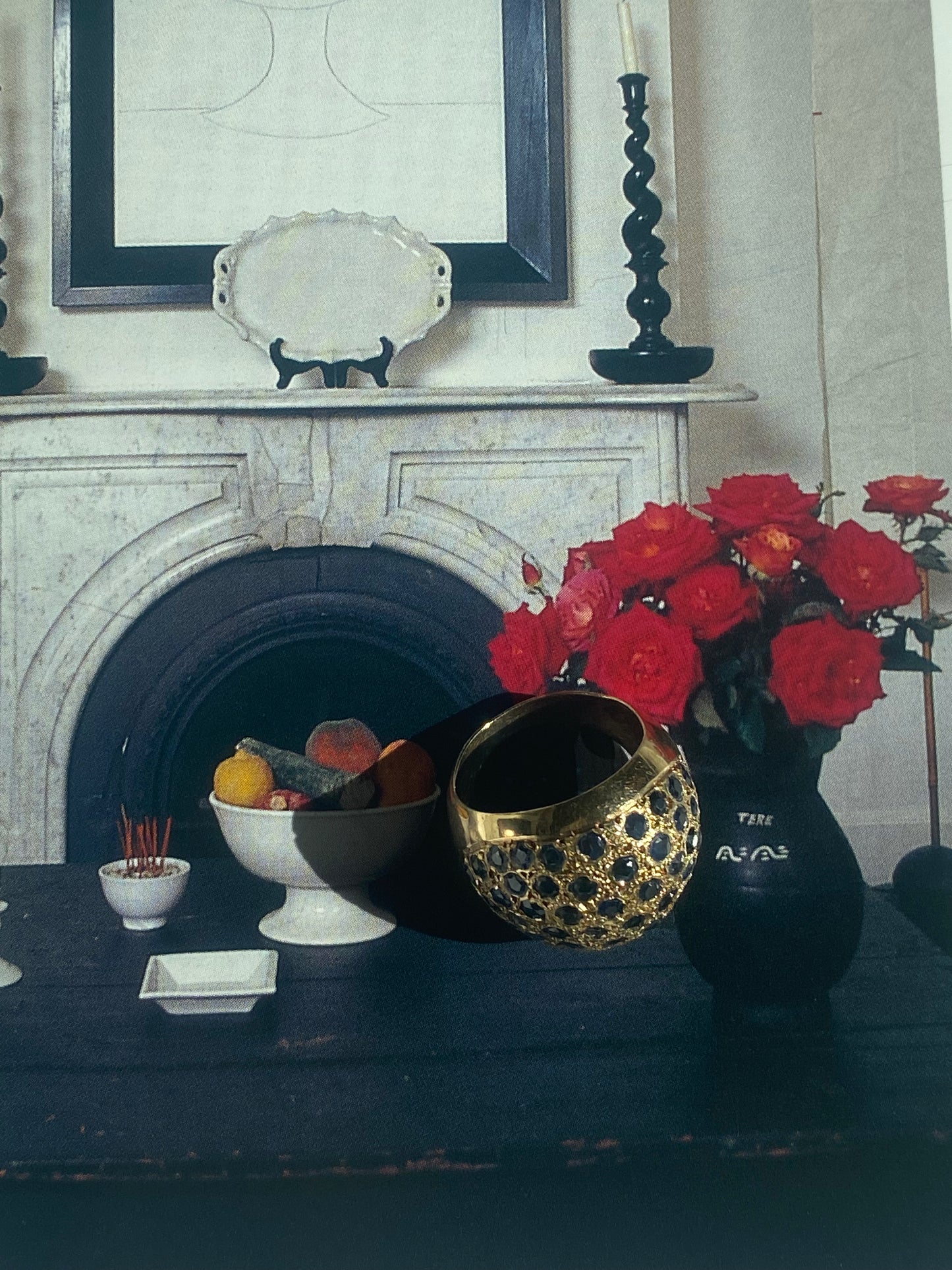 14k Sapphire Bombe Ring