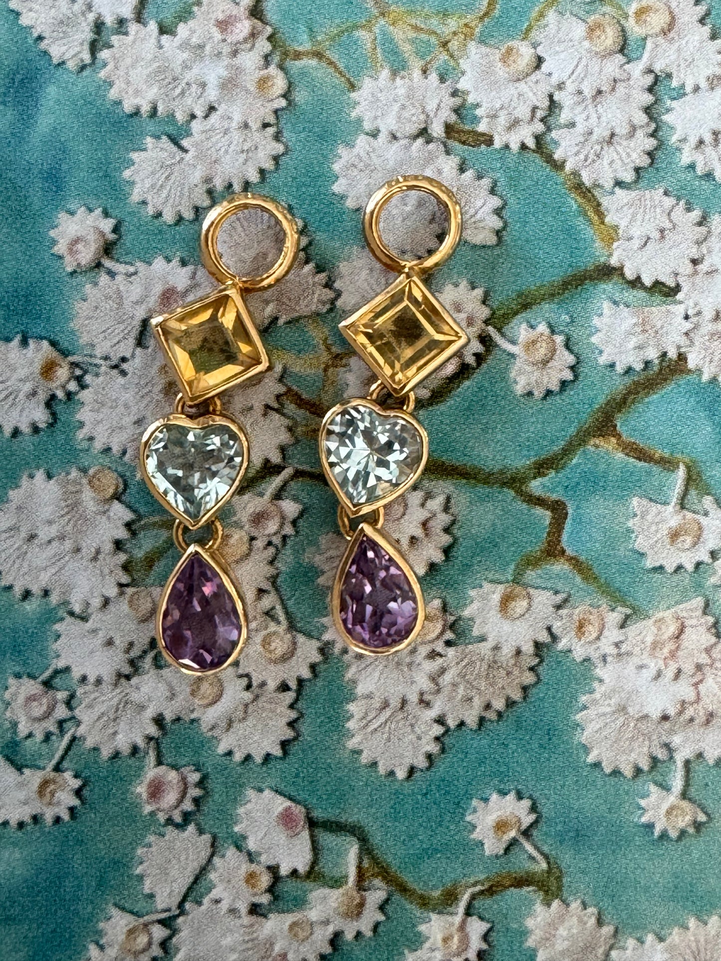 Gemstone Drop Charms