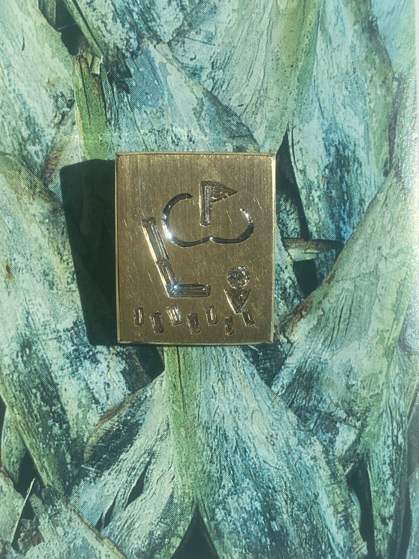 14k Golf Motif Pendant