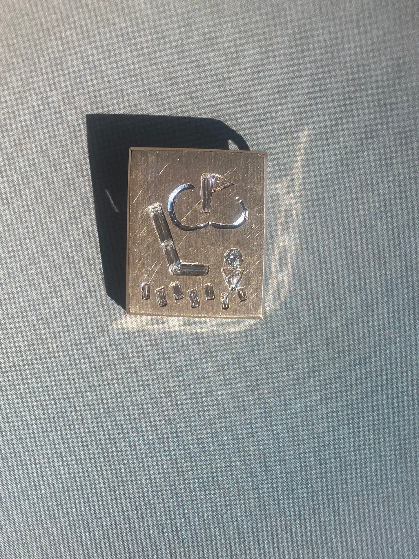 14k Golf Motif Pendant