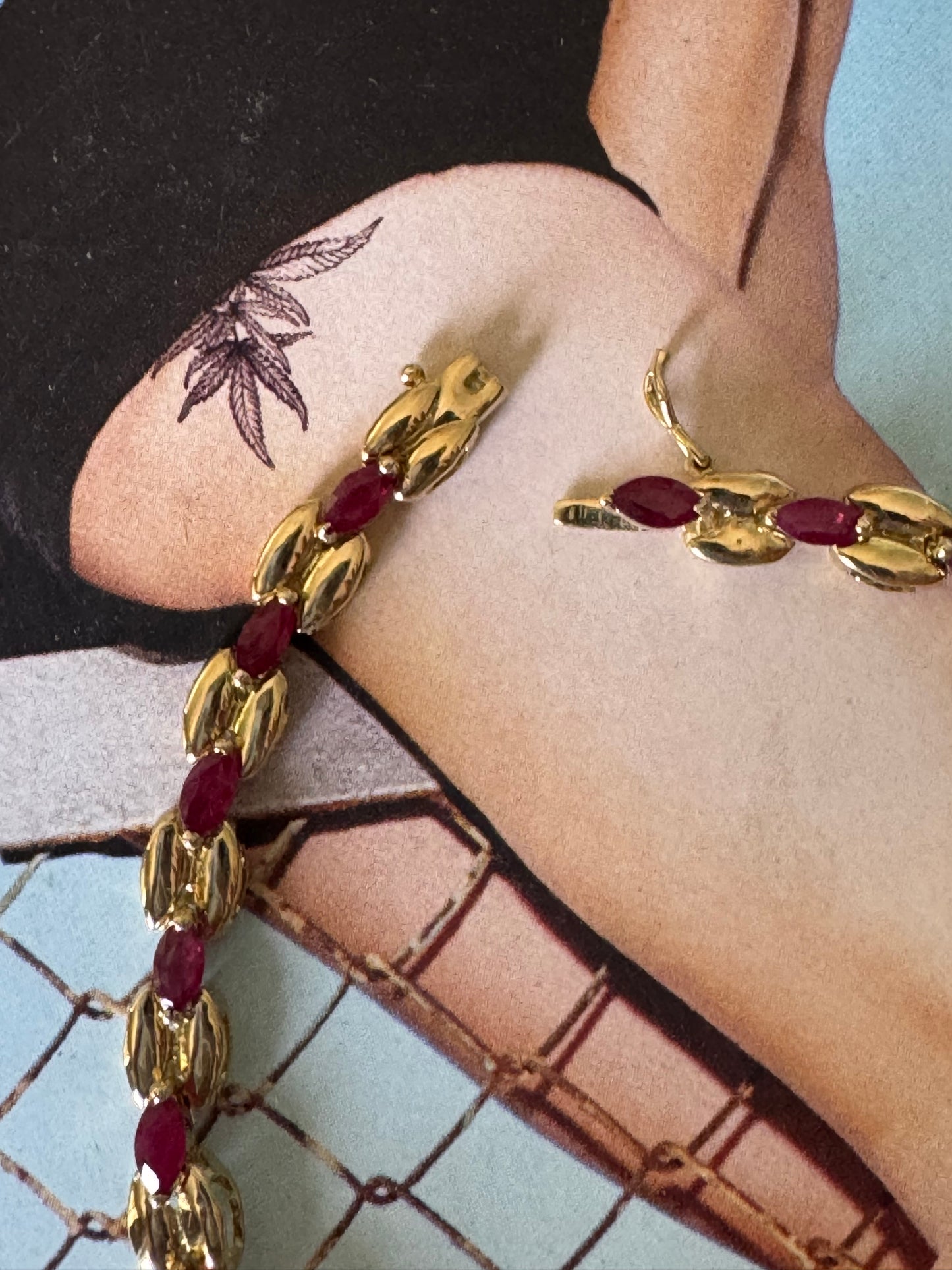 Ruby Bracelet