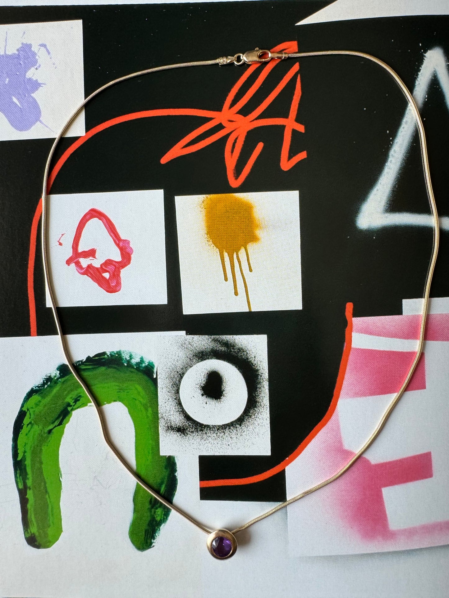 Amethyst Pendant Necklace