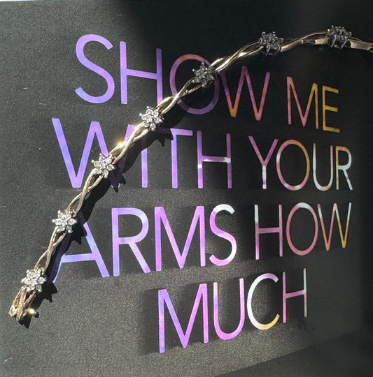 Diamond Flower Bracelet