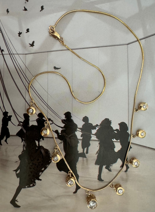 Diamond Dangle Necklace