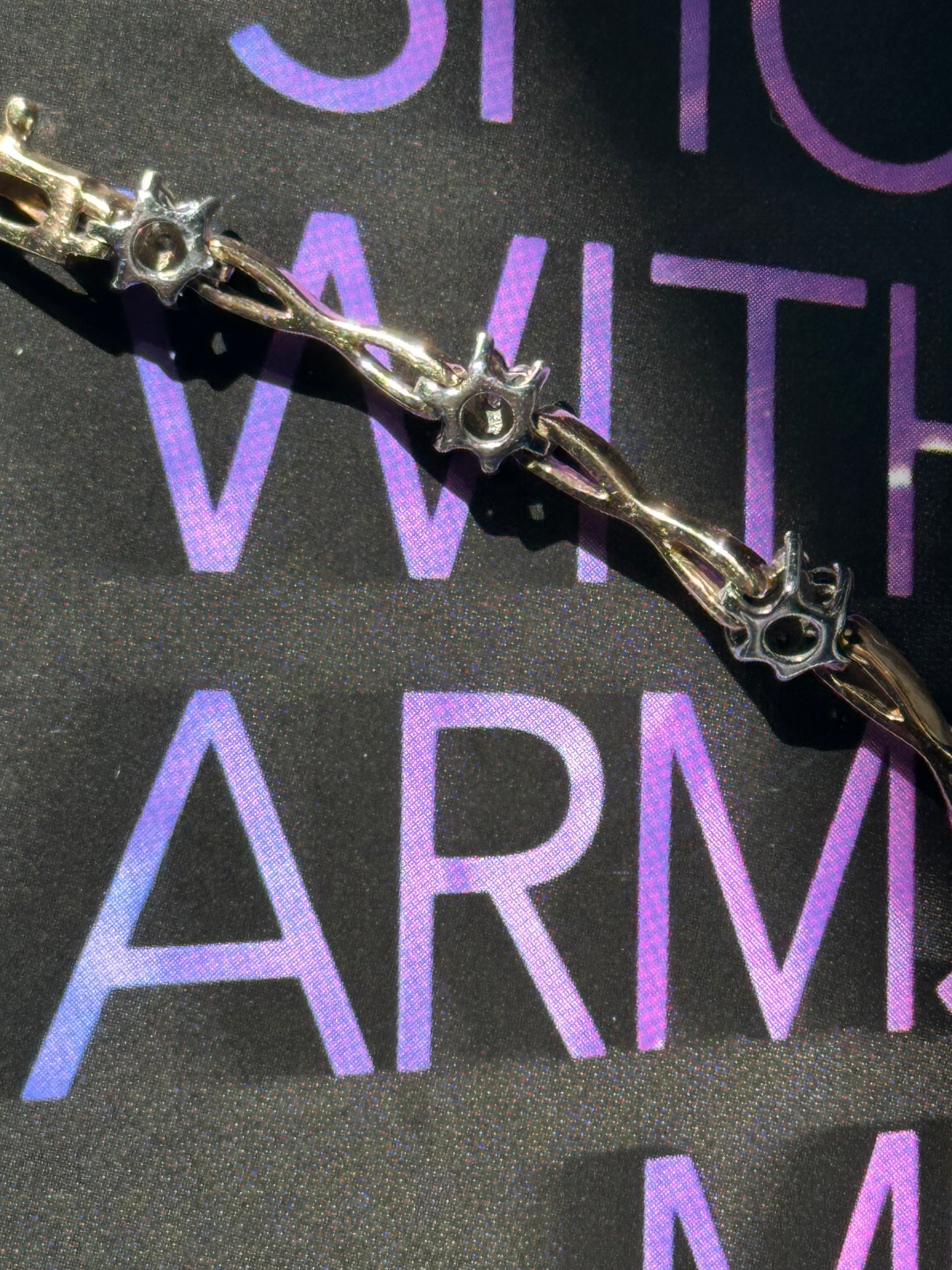Diamond Flower Bracelet