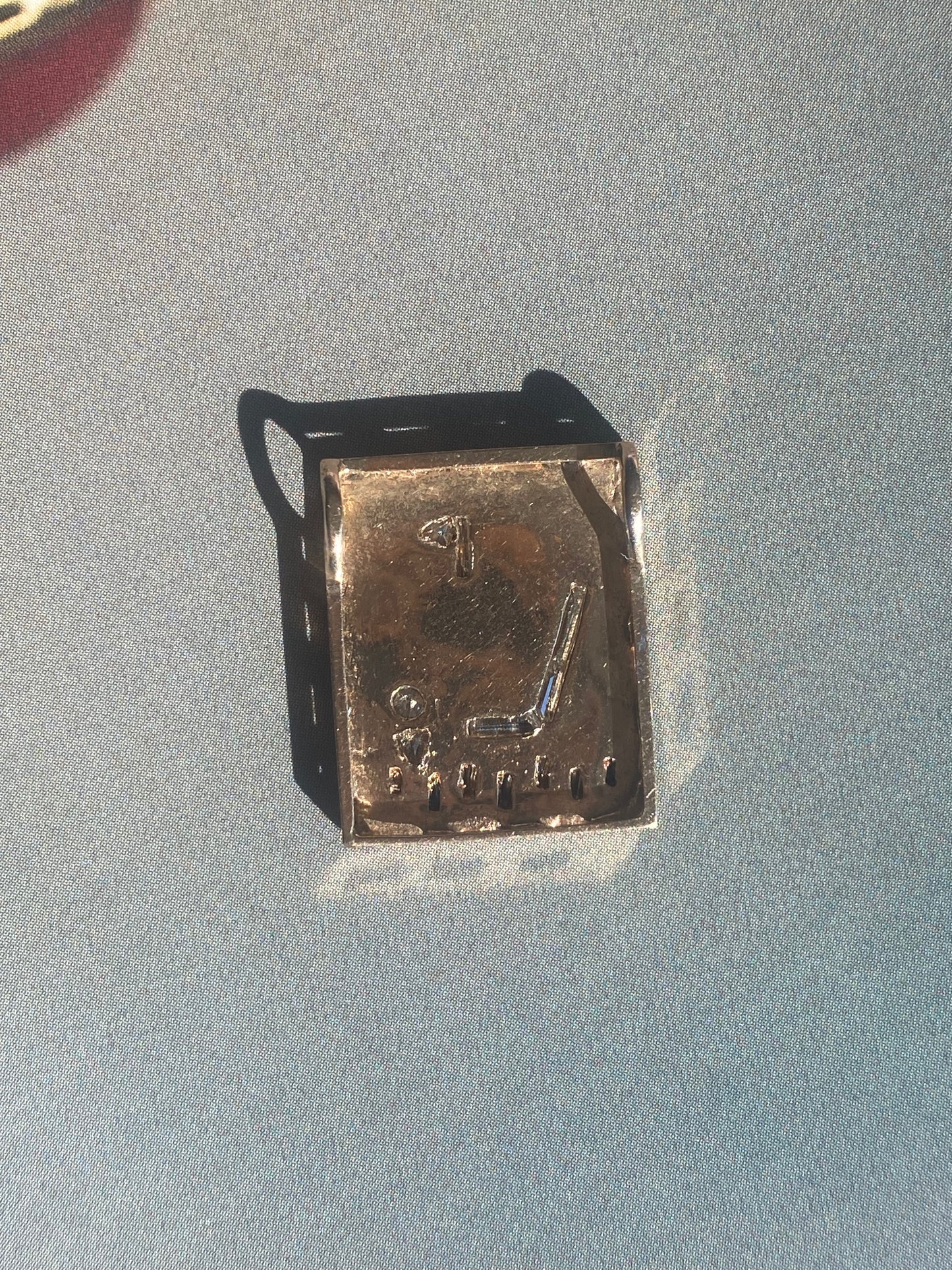 14k Golf Motif Pendant