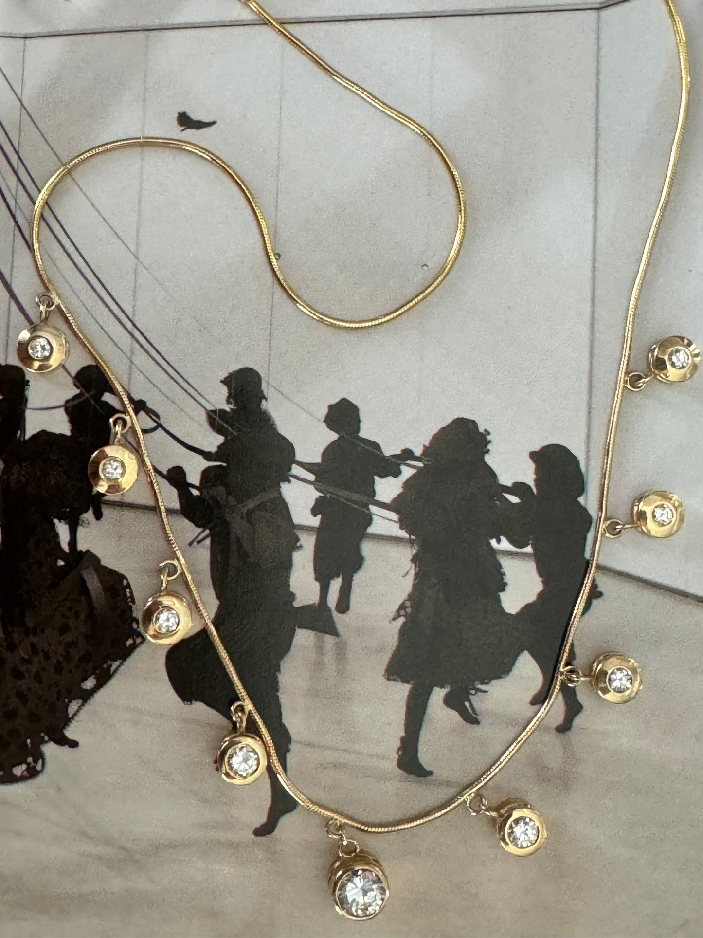 Diamond Dangle Necklace