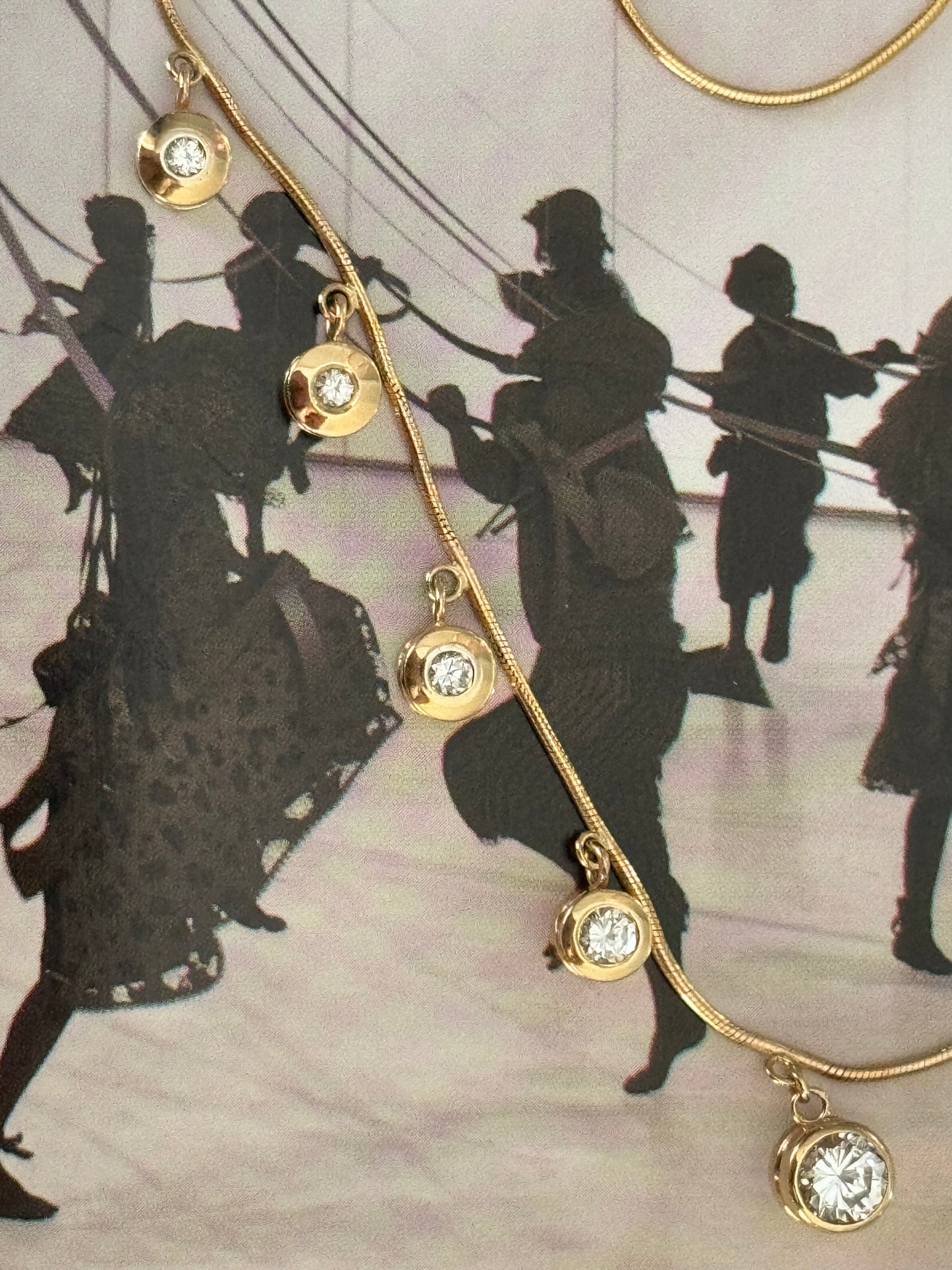 Diamond Dangle Necklace