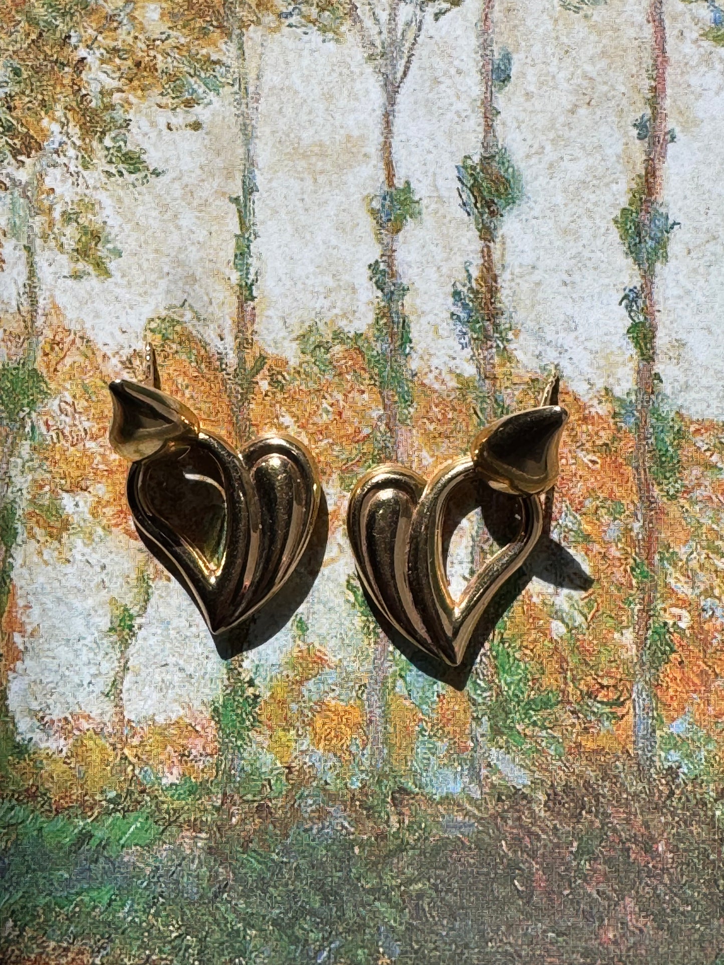 Heart Dangle Earrings