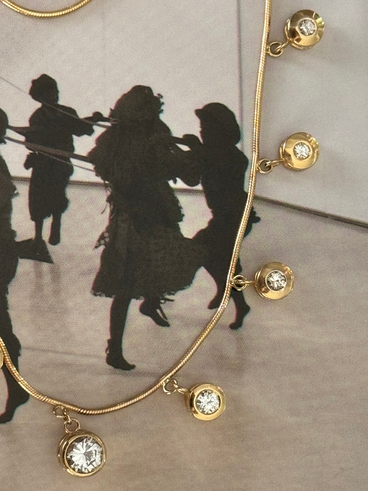 Diamond Dangle Necklace