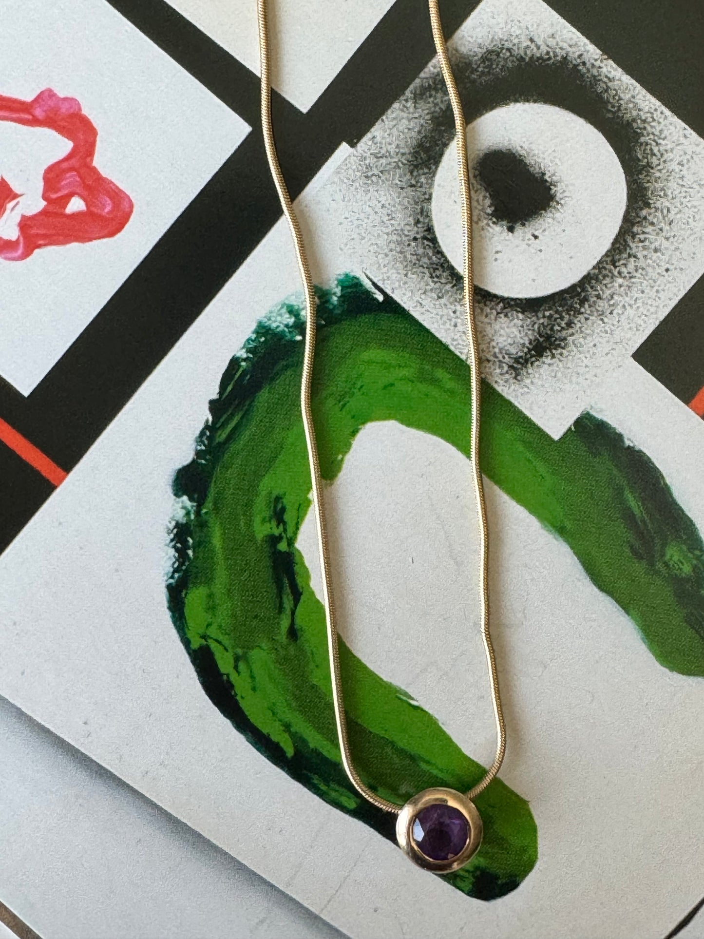 Amethyst Pendant Necklace