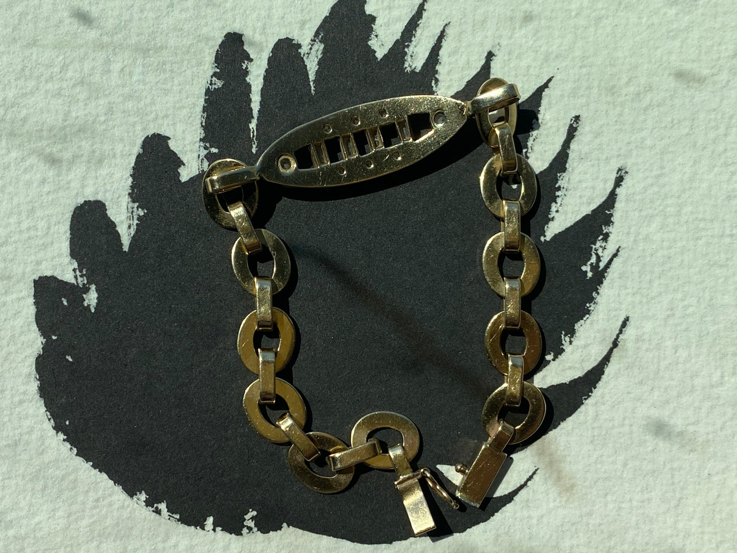 13k Diamond Bracelet