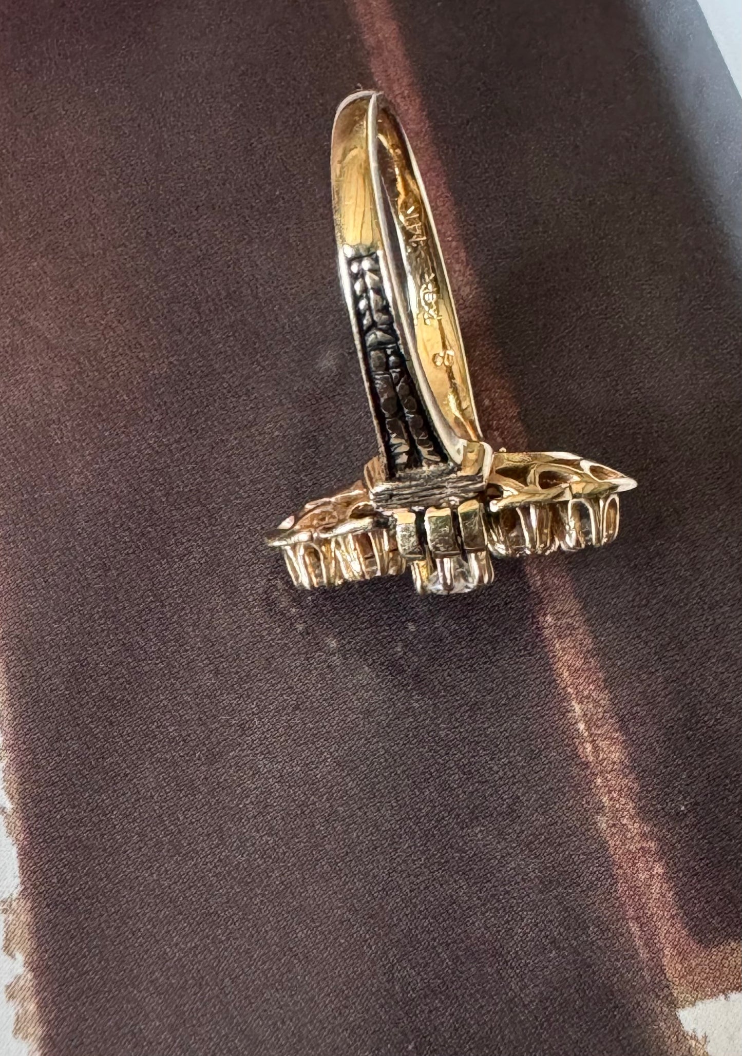 Diamond Cluster Ring