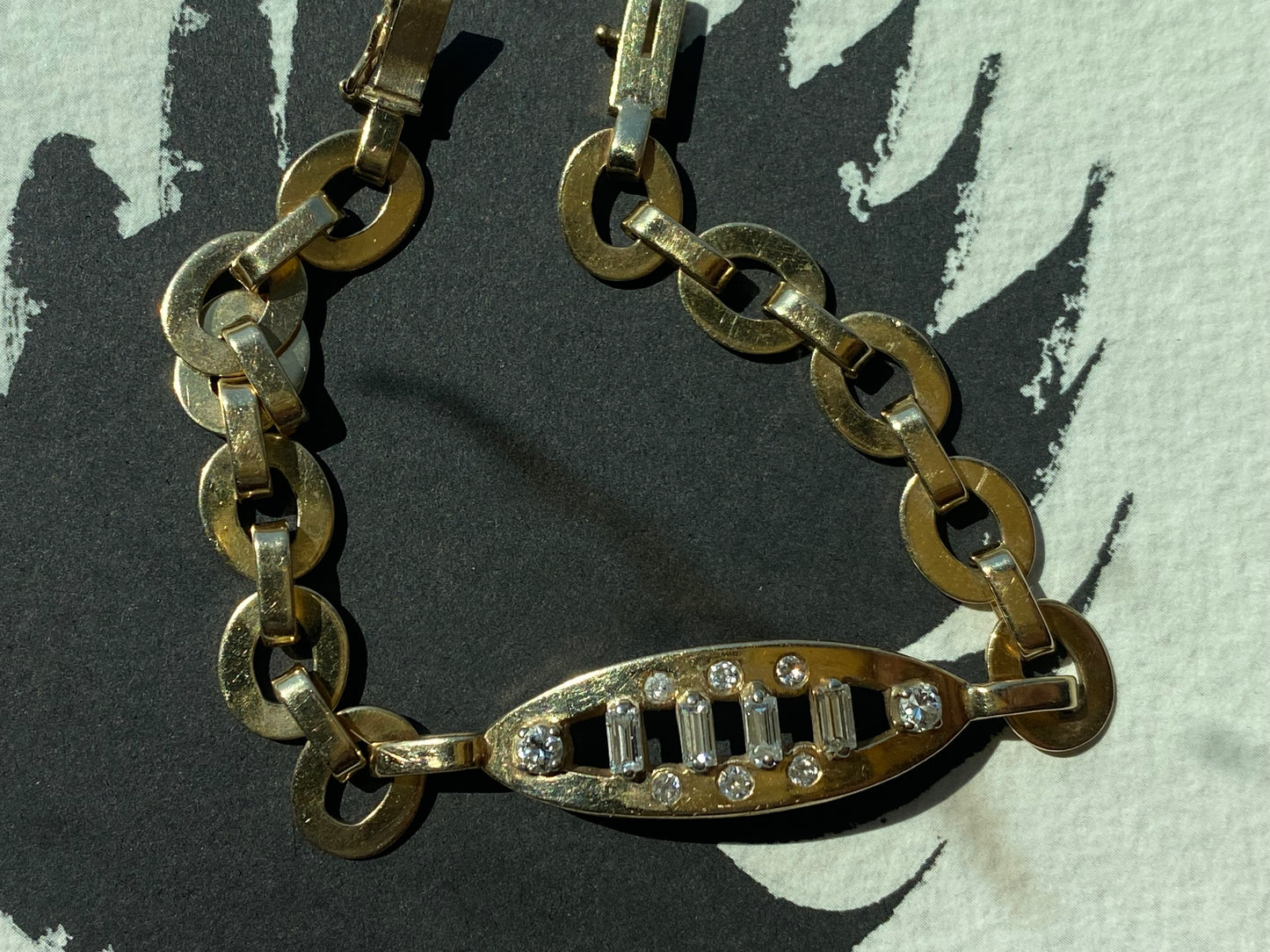 13k Diamond Bracelet