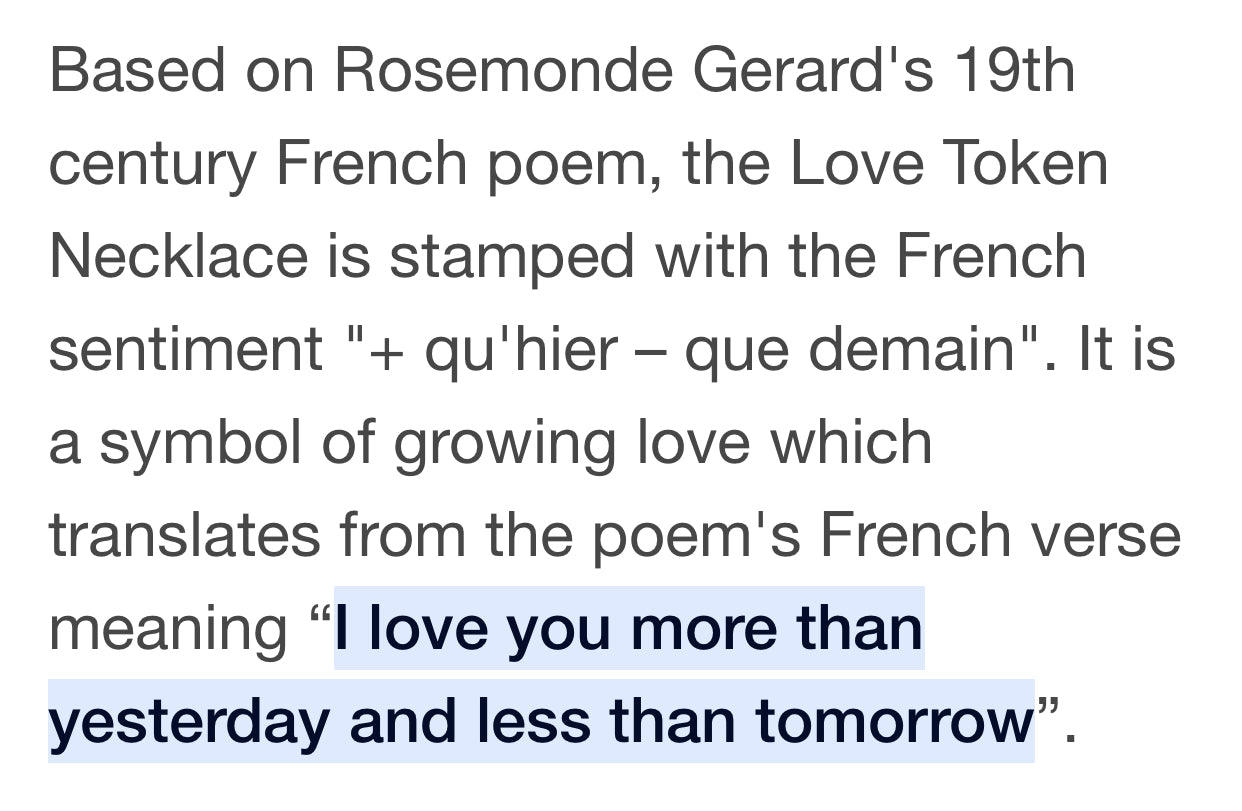 18k Augis Médaille D’Amour