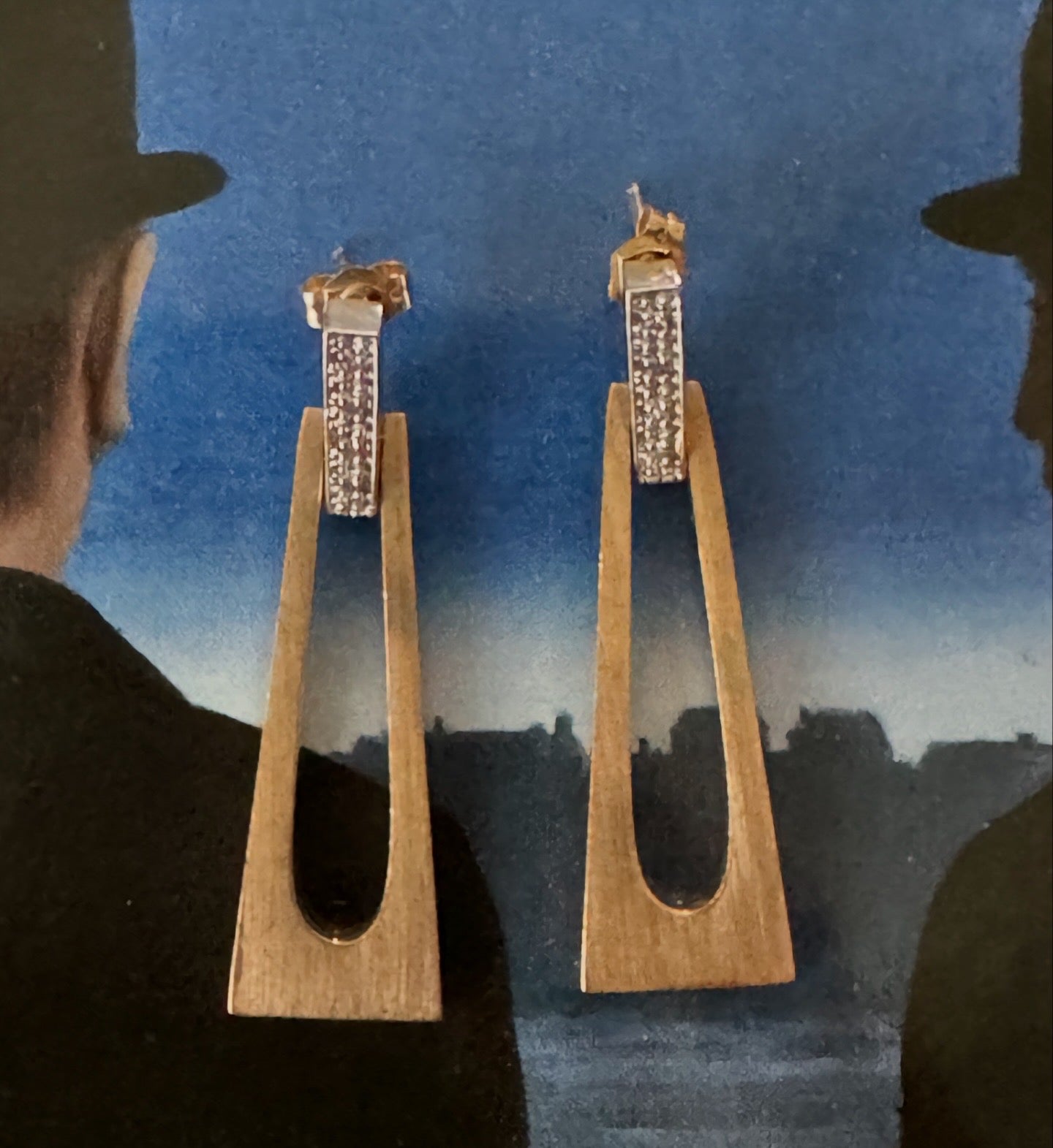 Modernist Dangle Earrings