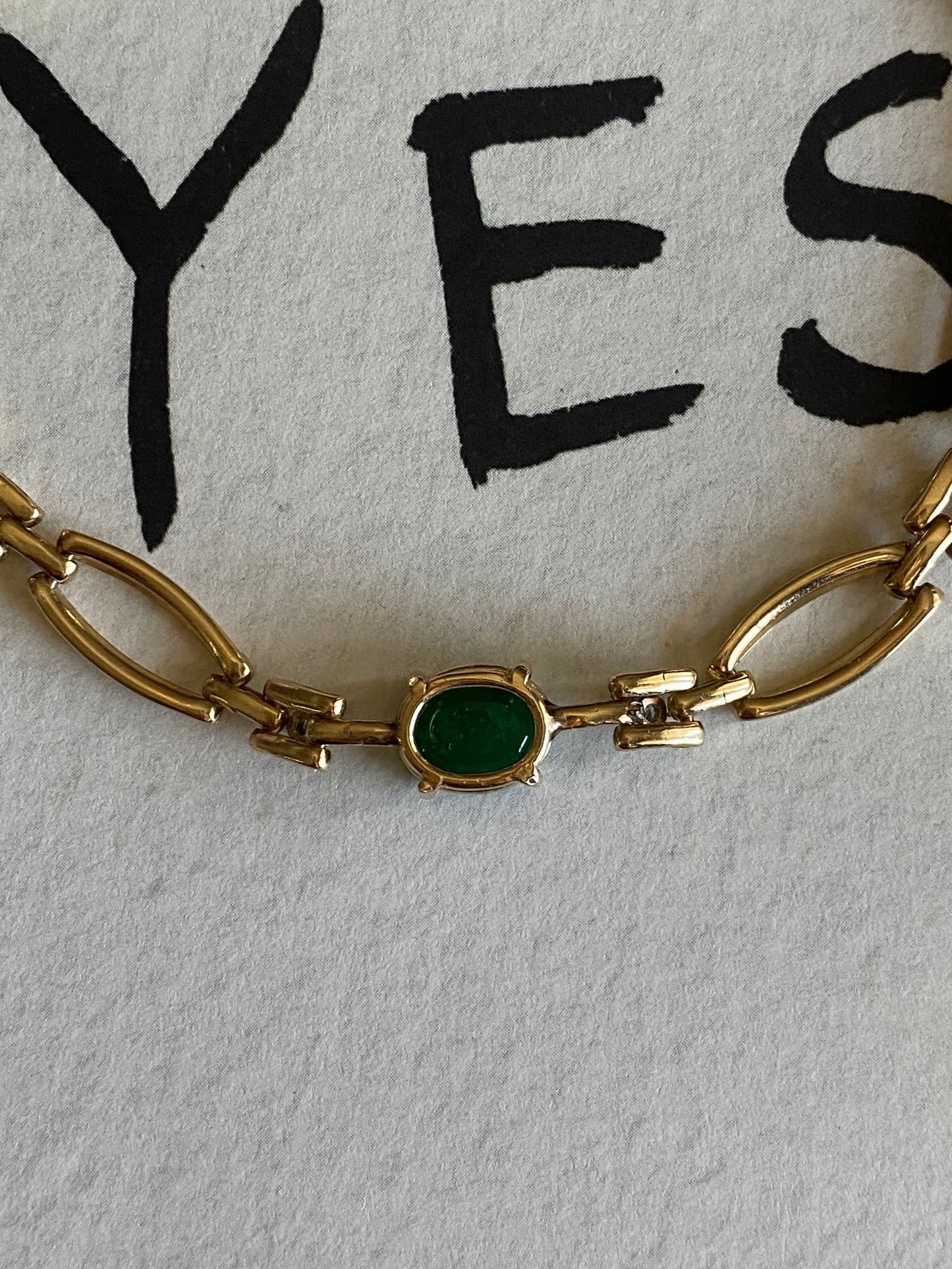 Emerald and Diamond Bracelet