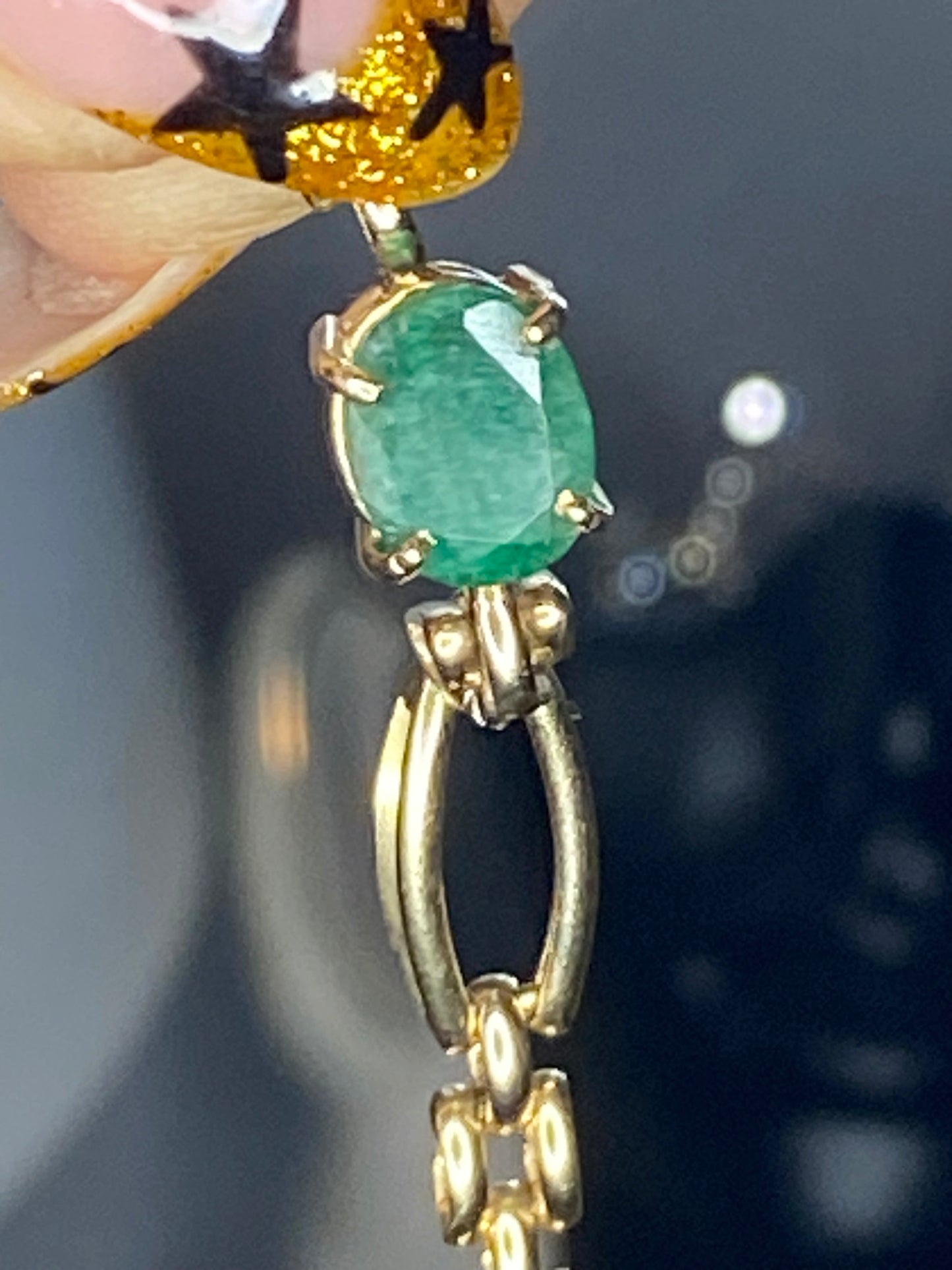 Emerald and Diamond Bracelet