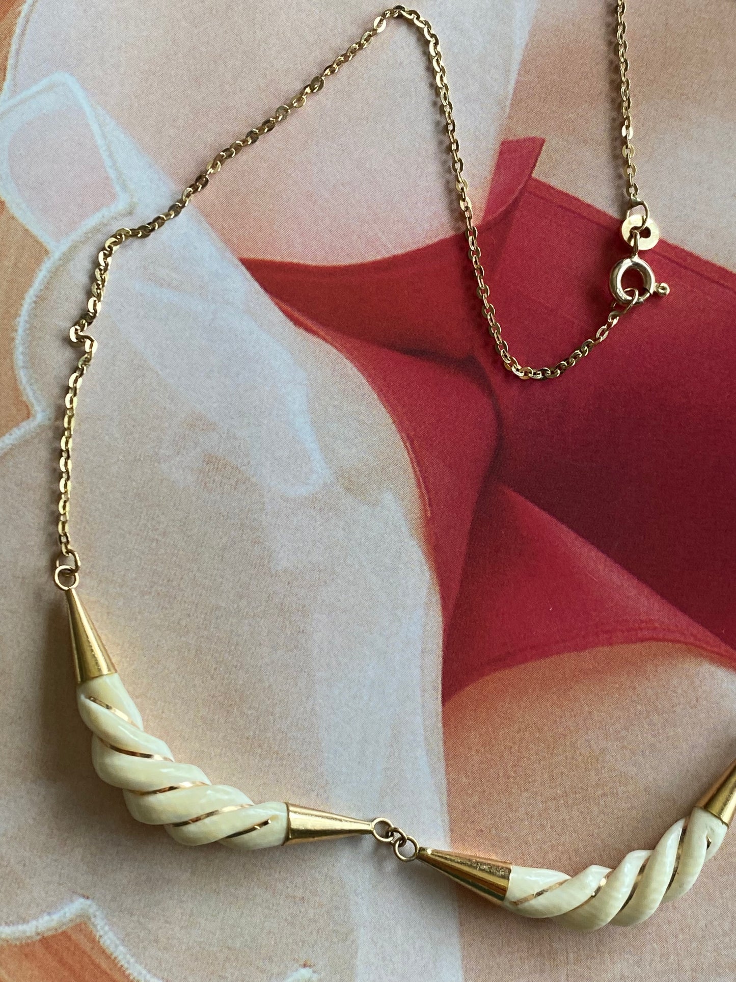 Carved Stone Necklace