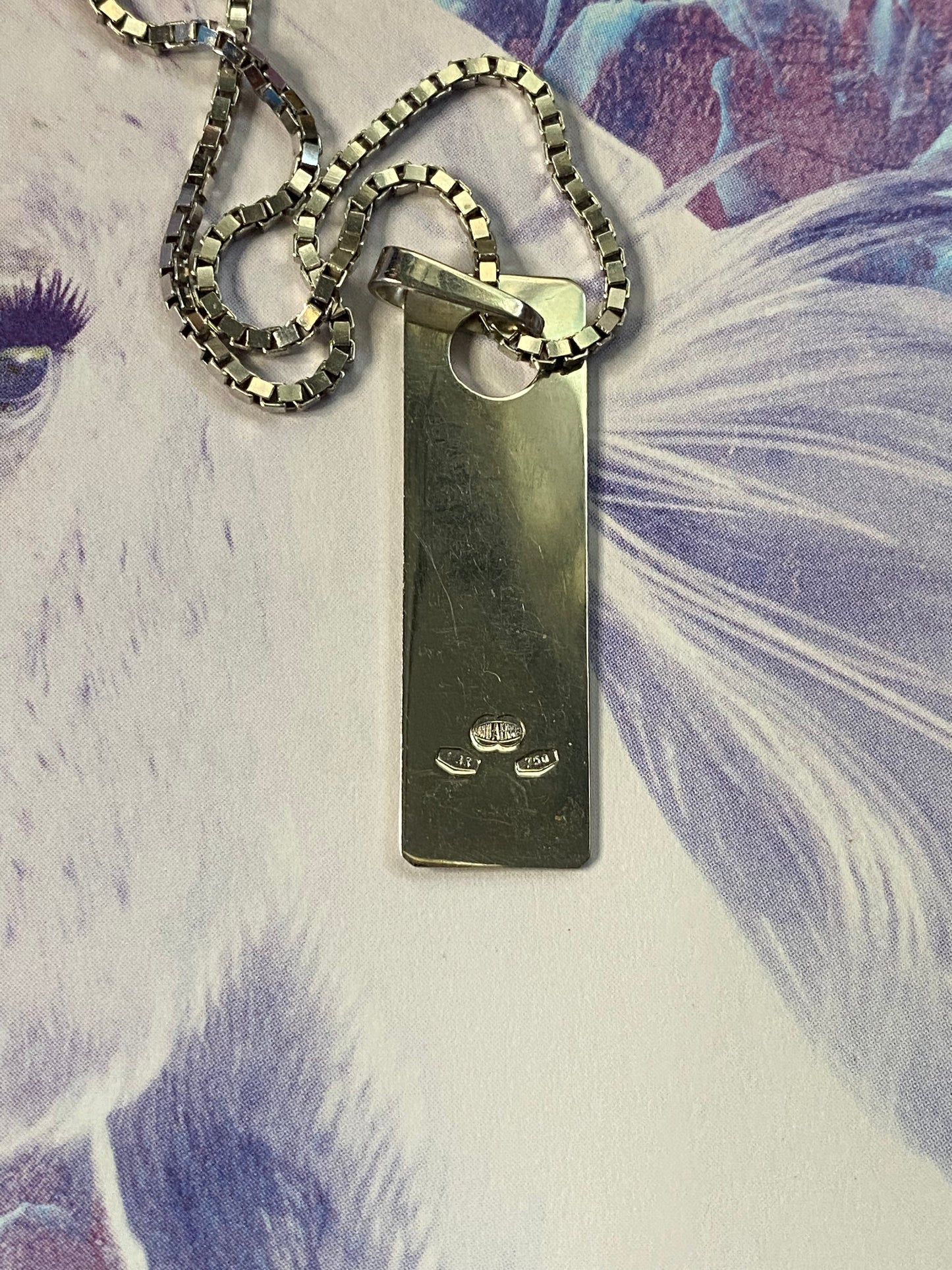 Madonna Pendant and Box Chain