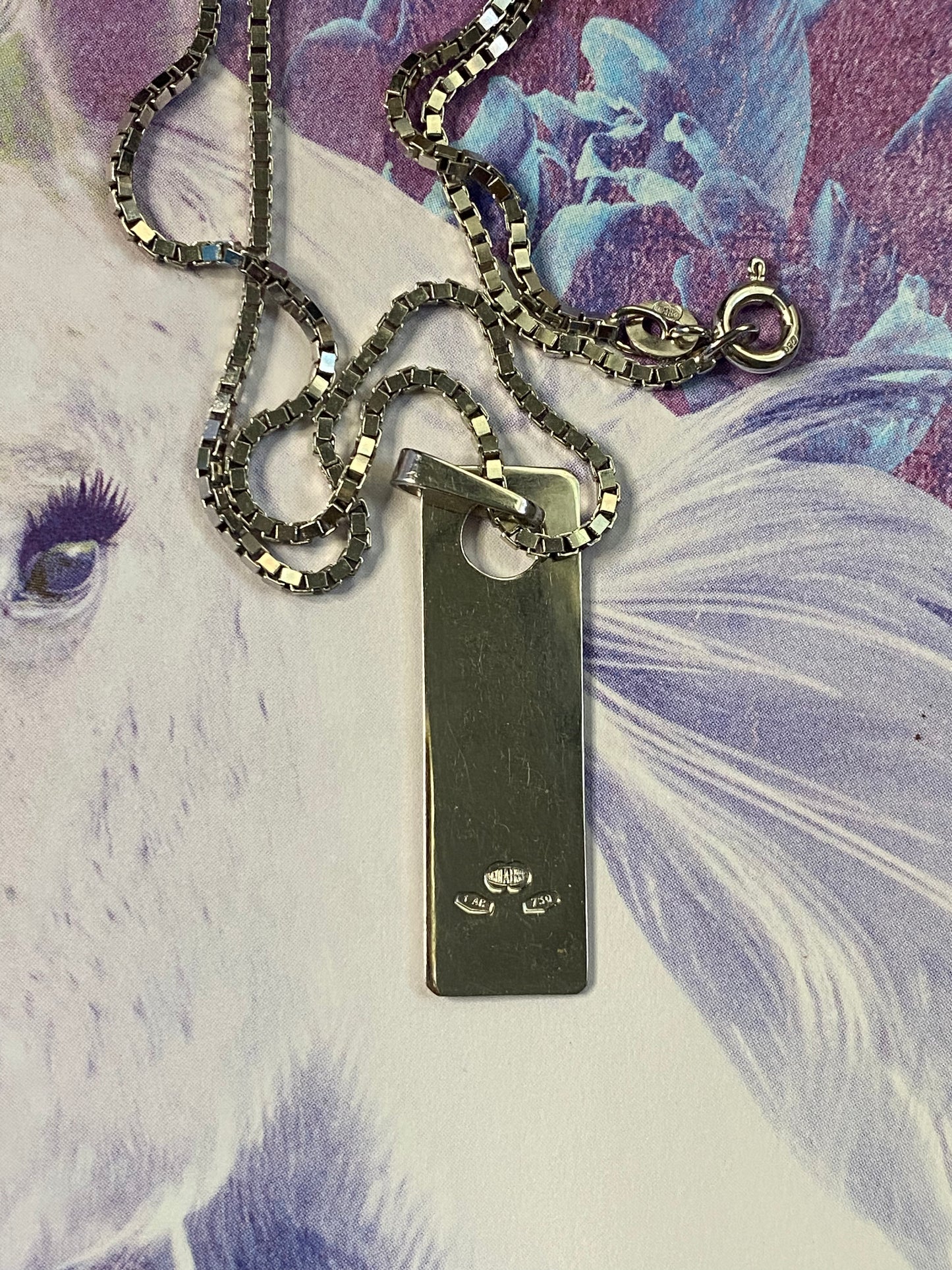 Madonna Pendant and Box Chain