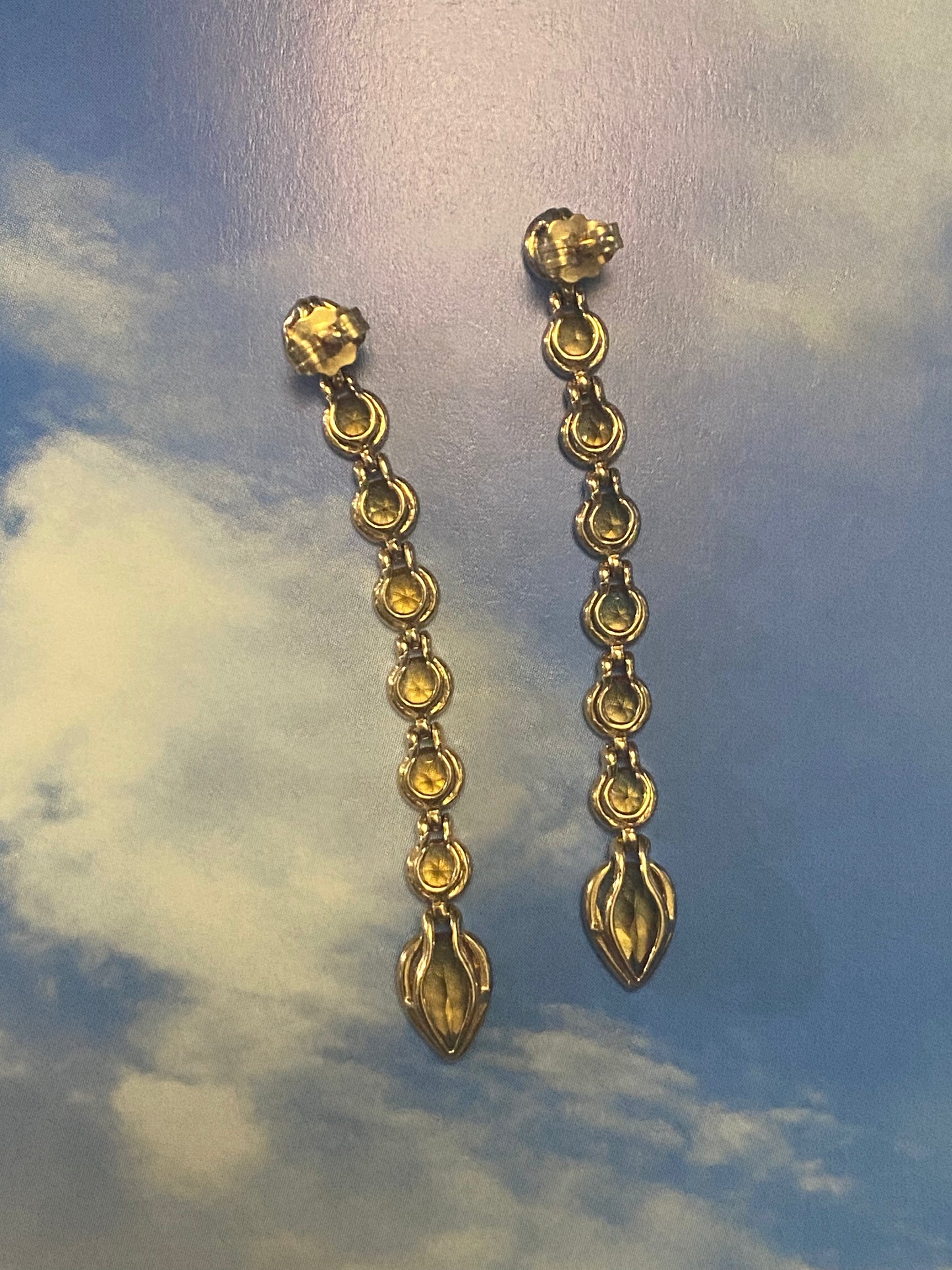 14k Citrine Dangles