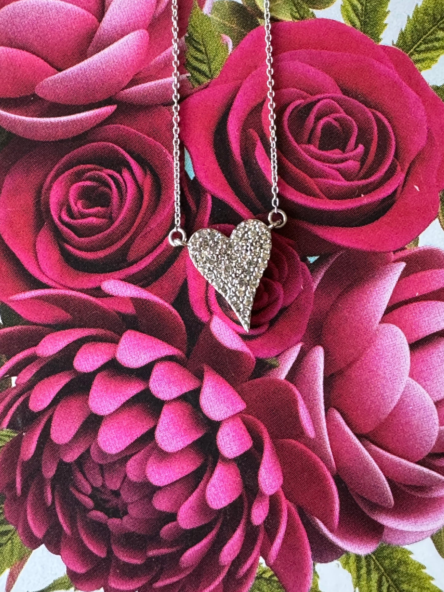 Diamond Heart Pendant Necklace