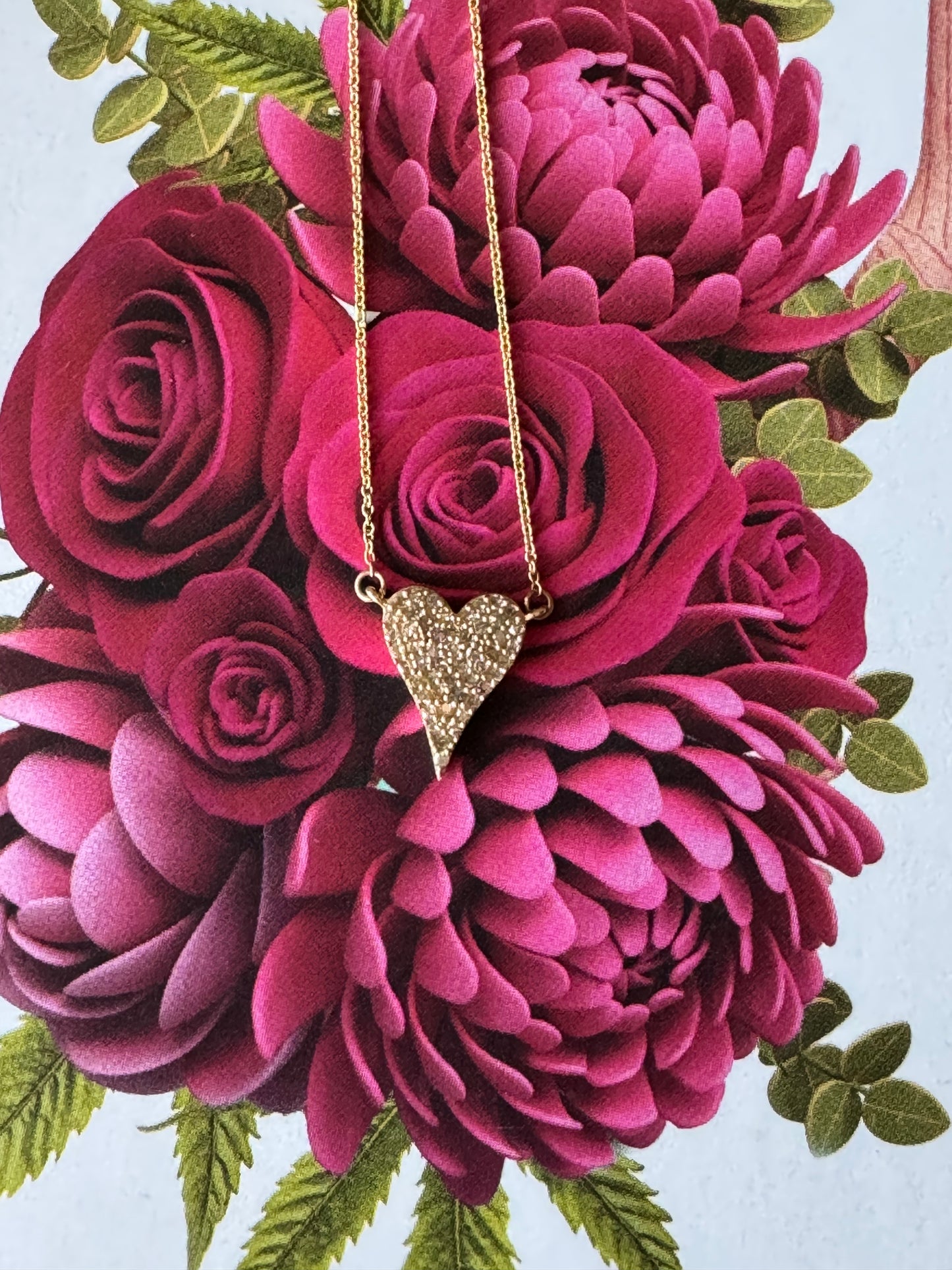 Diamond Heart Pendant Necklace