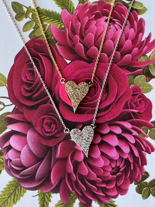 Diamond Heart Pendant Necklace