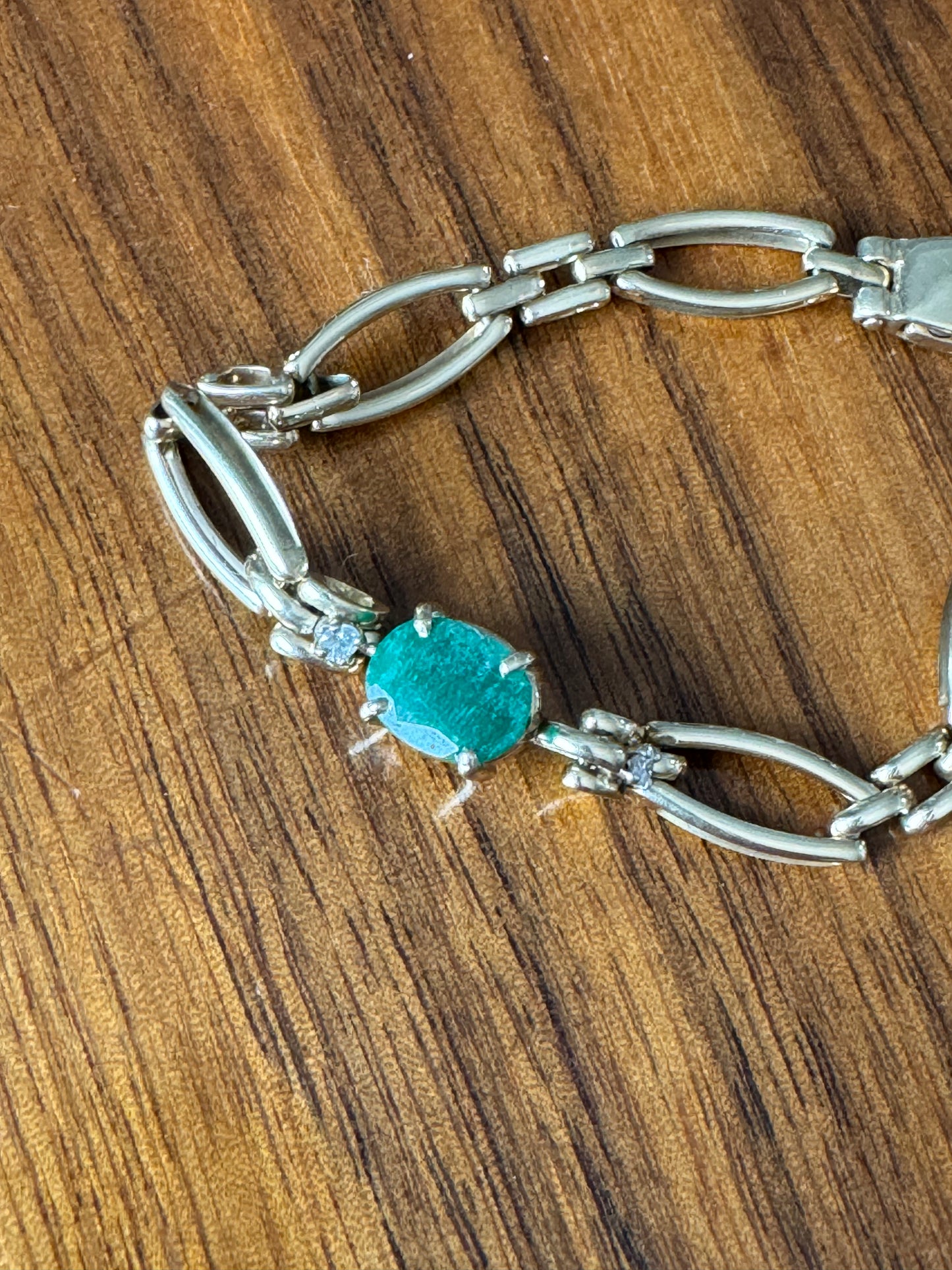 Emerald and Diamond Bracelet