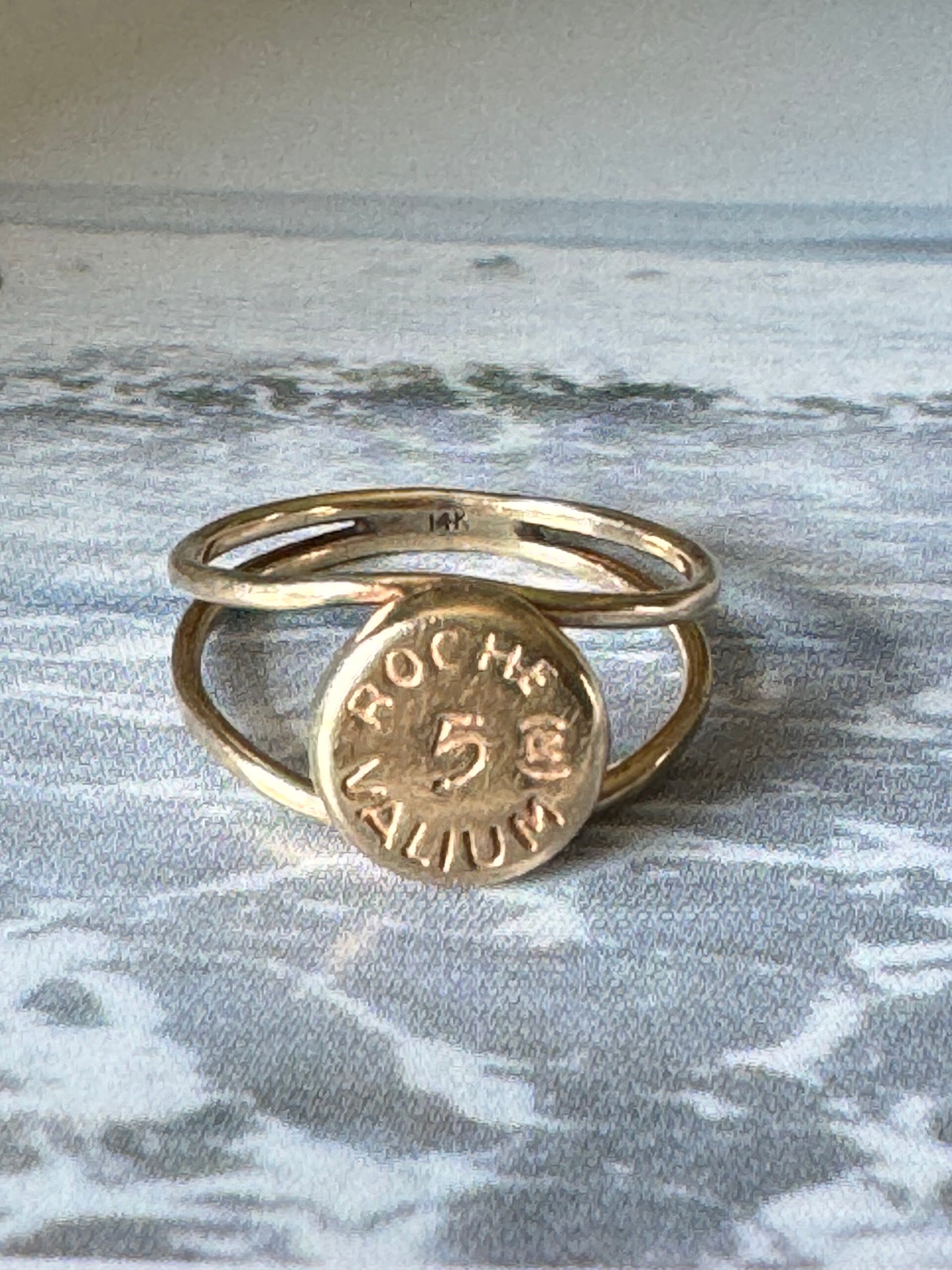 Roche Valium Pill Pinky Ring