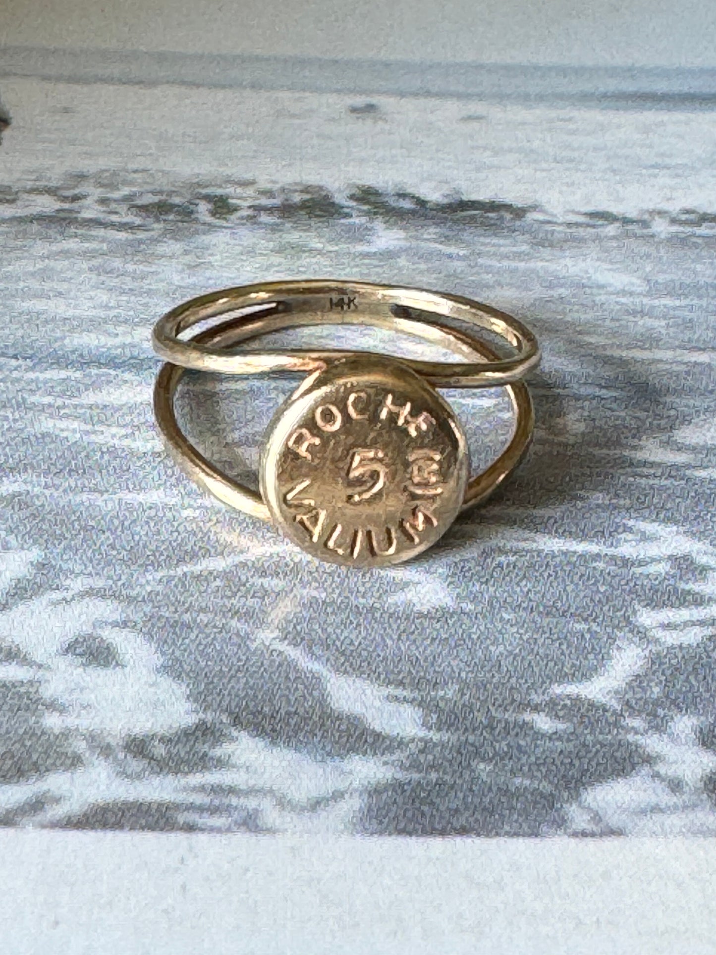 Roche Valium Pill Pinky Ring