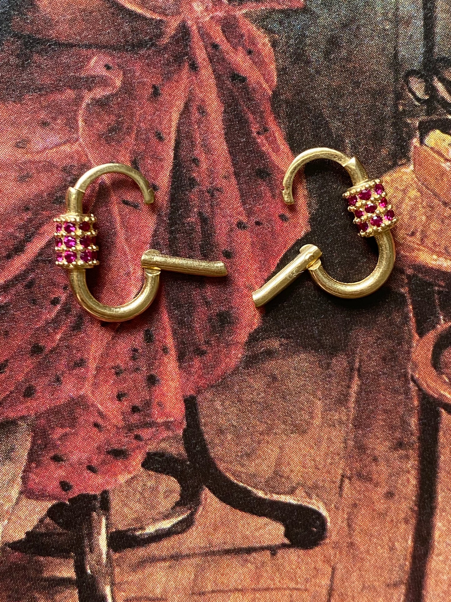 18k Carabiner Earrings