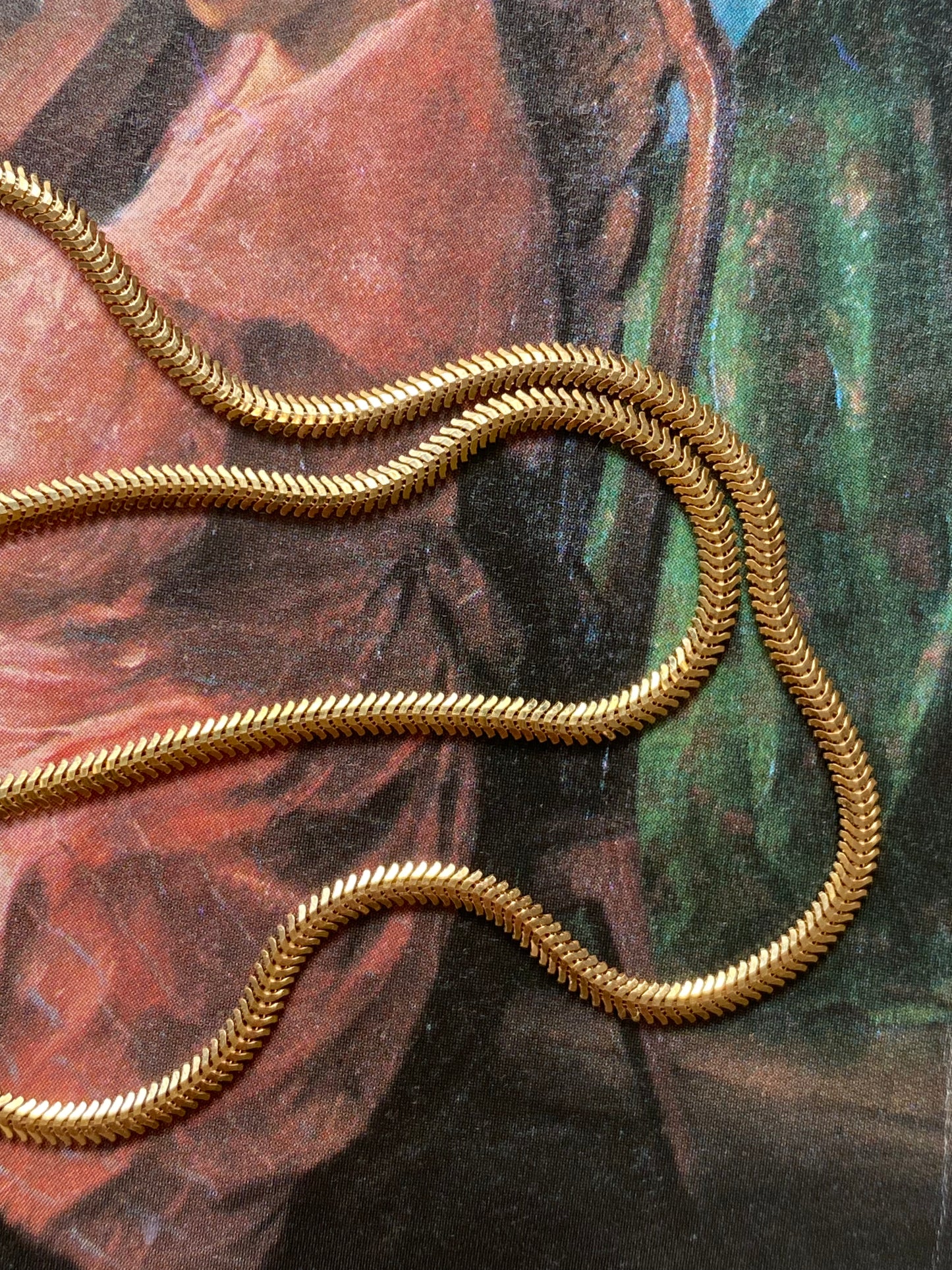 18k Flat Snake Chain