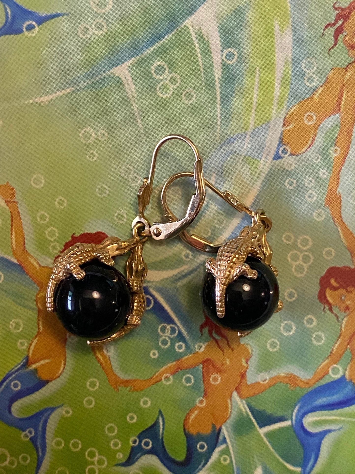 Kissing Crocs Earrings