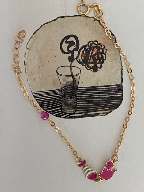 18k Cat Bracelet