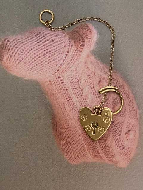 9ct Heart Padlock