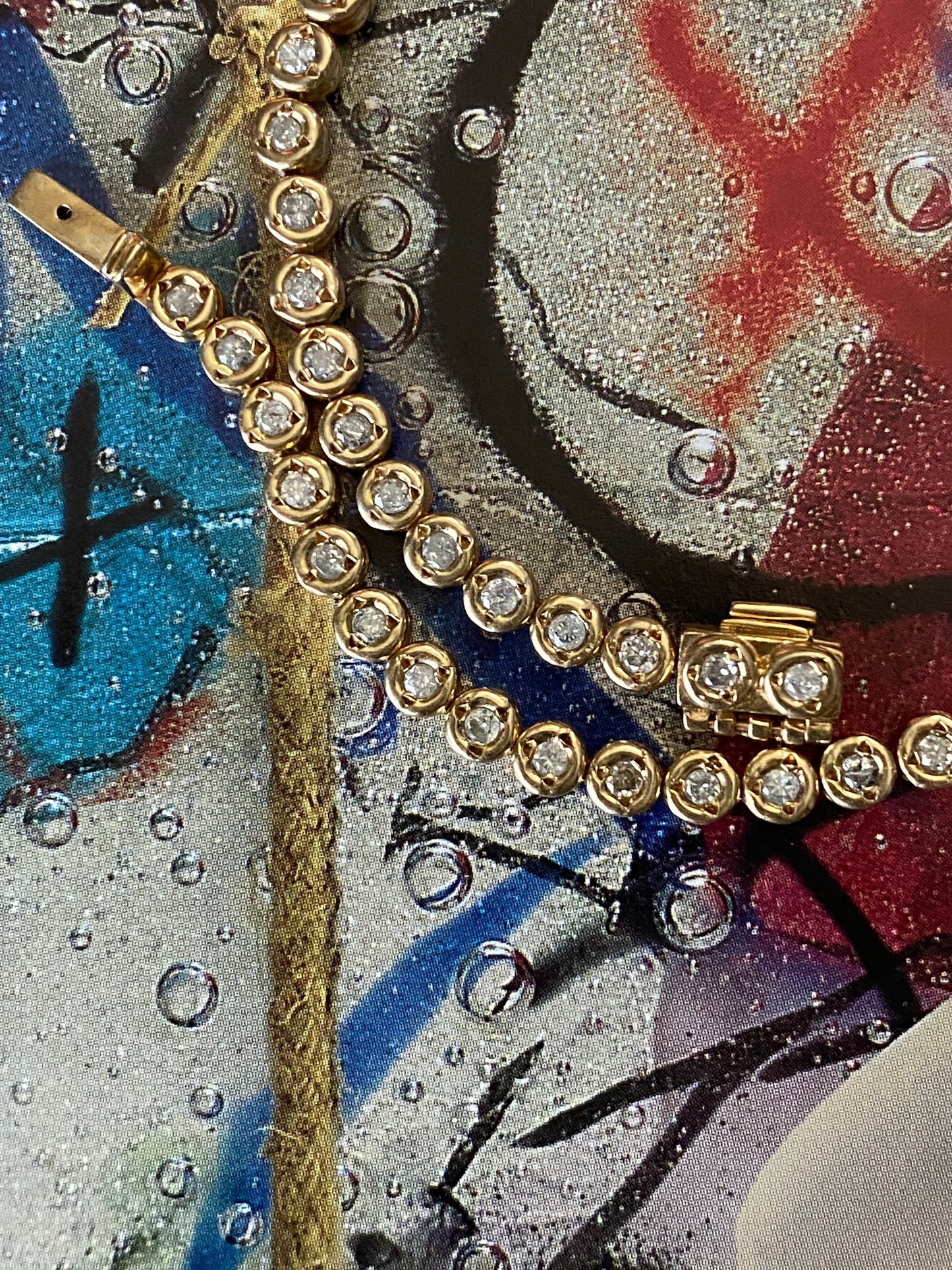 14k Diamond Tennis Bracelet