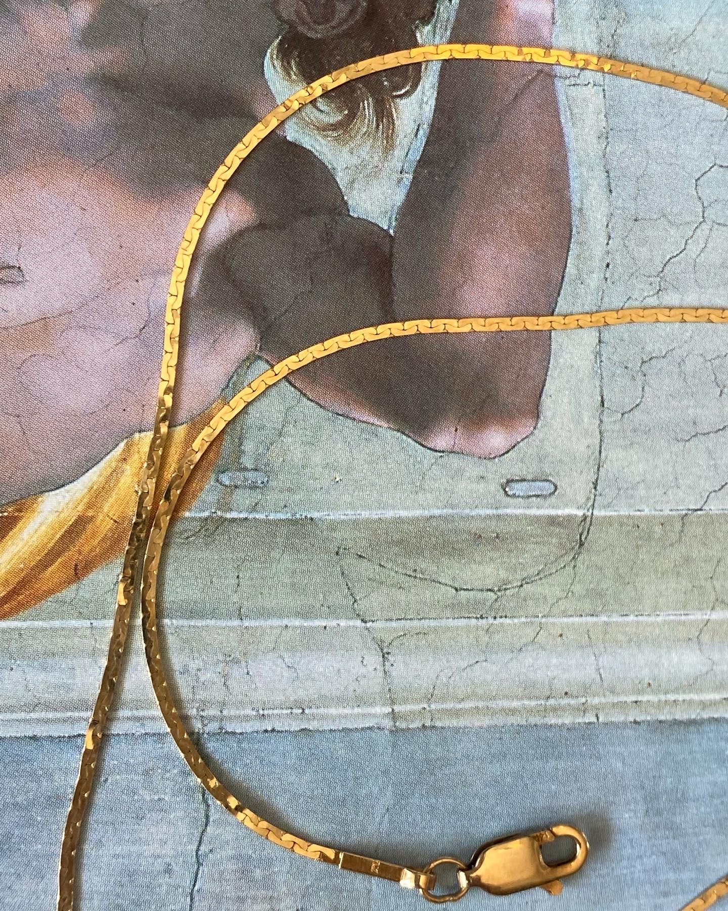 14k Dainty Cobra Link