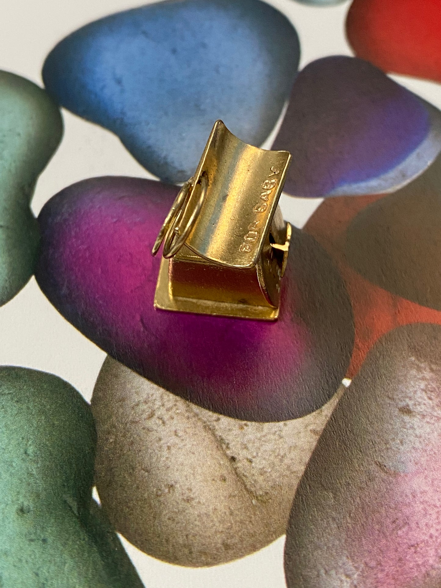 14k RARE Weighing Scale Charm