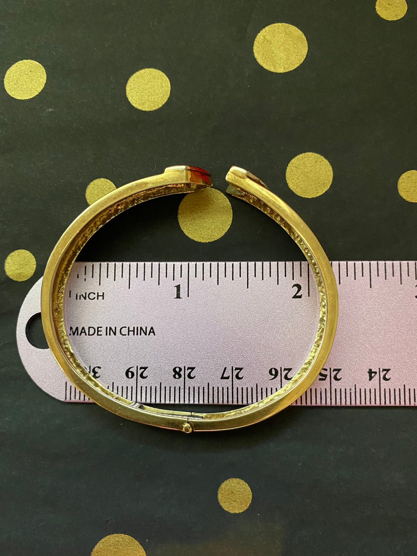 14k Hinged Diamond Bangle