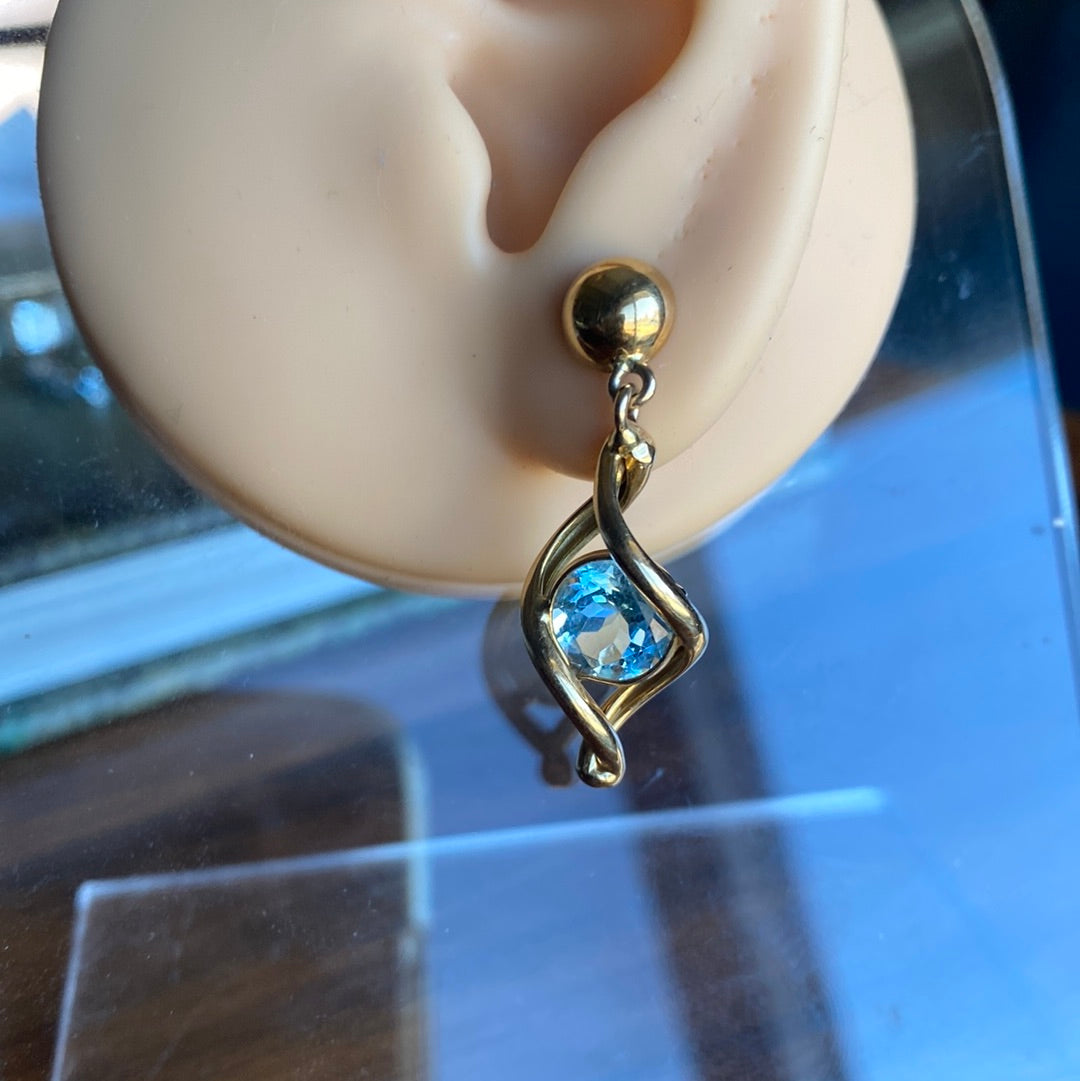 Aquamarine Drop Earrings