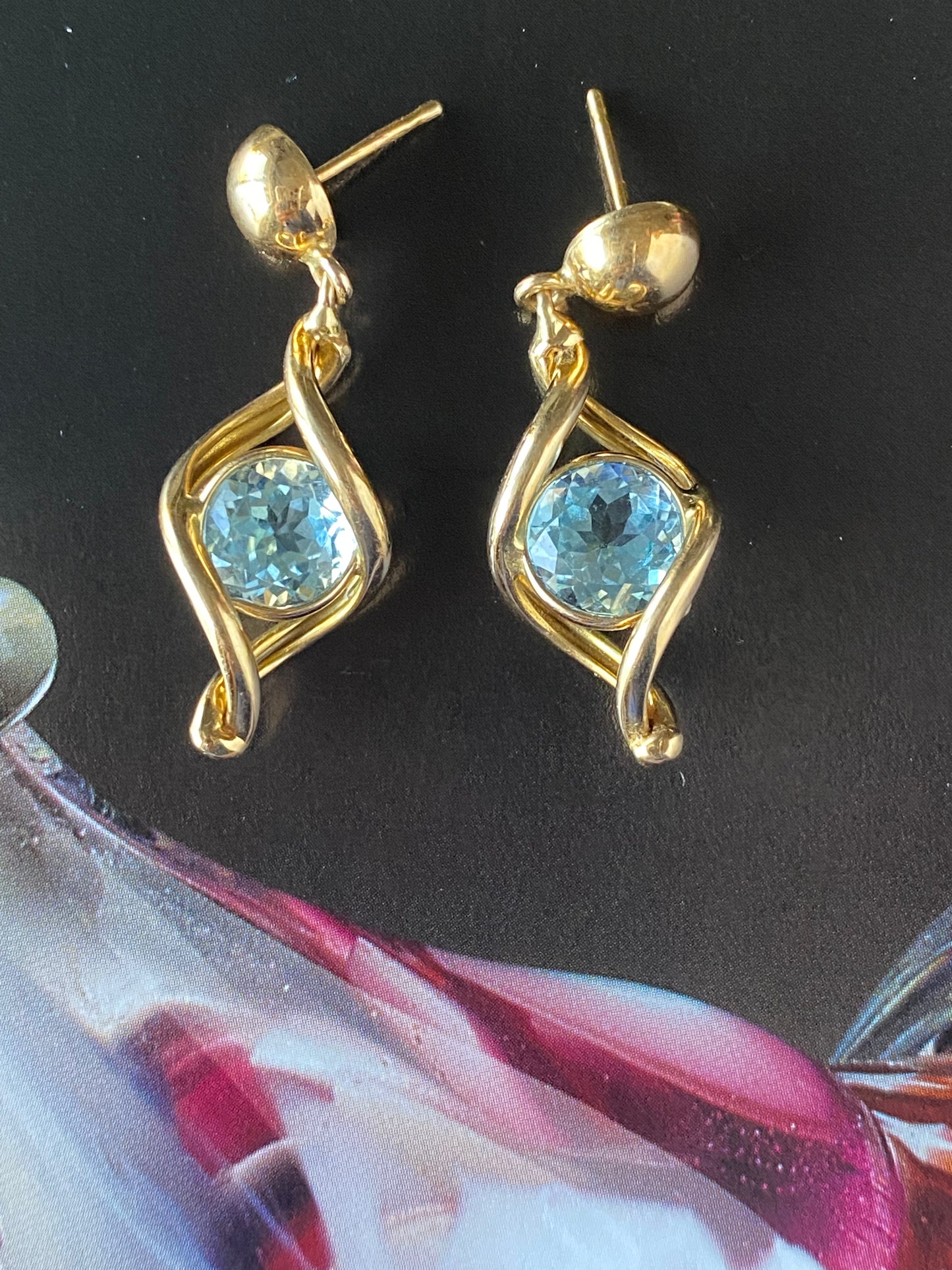 Aquamarine Drop Earrings