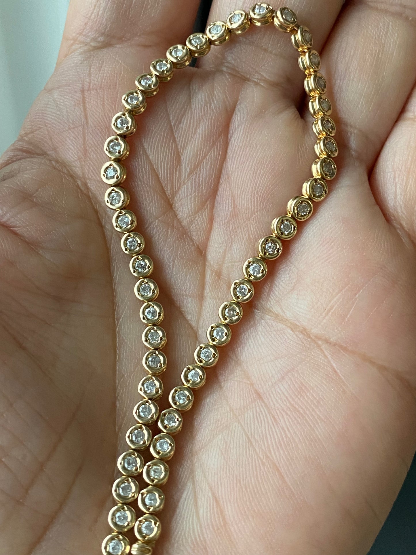 14k Diamond Tennis Bracelet