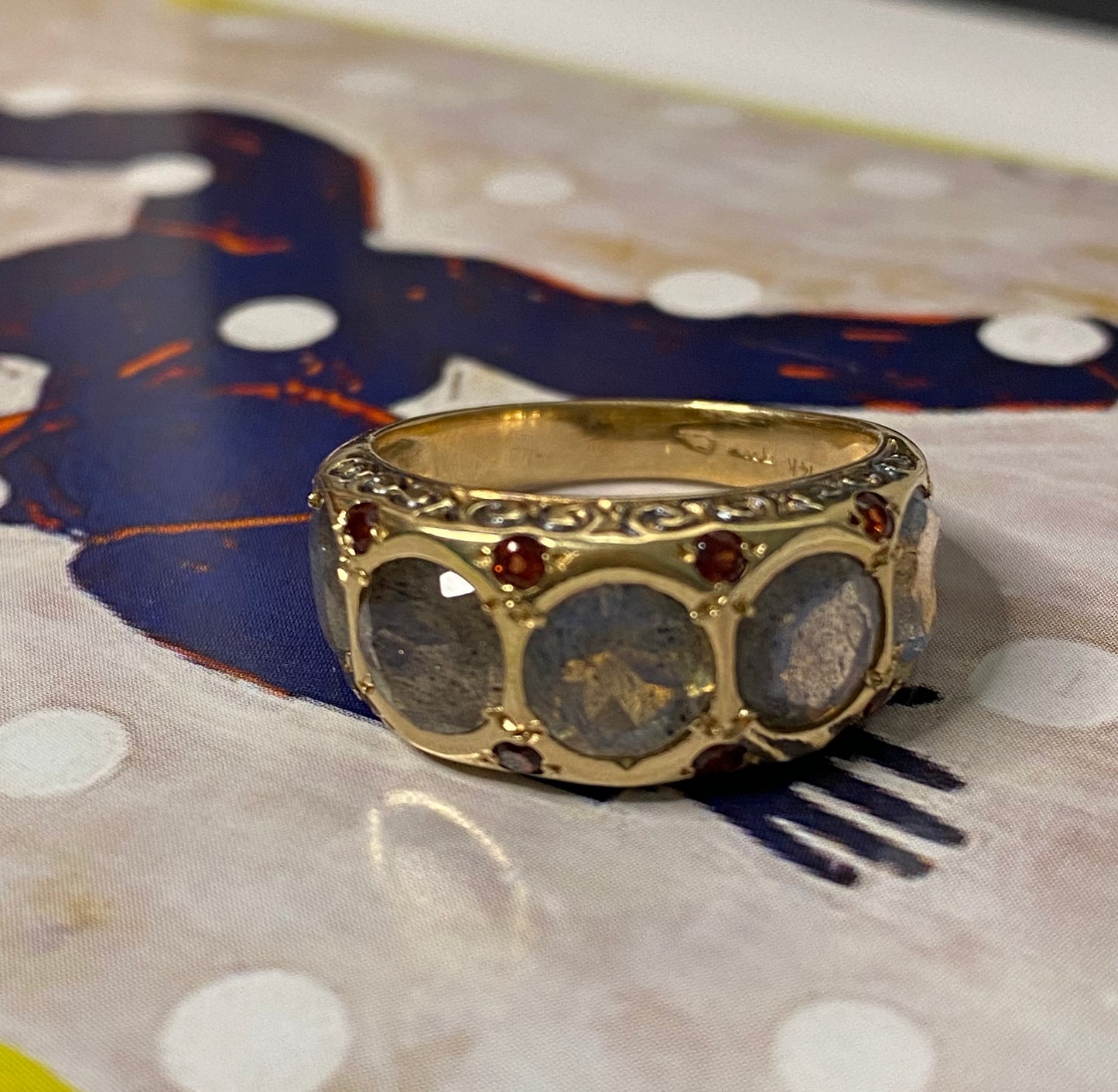 14k Labradorite Ring