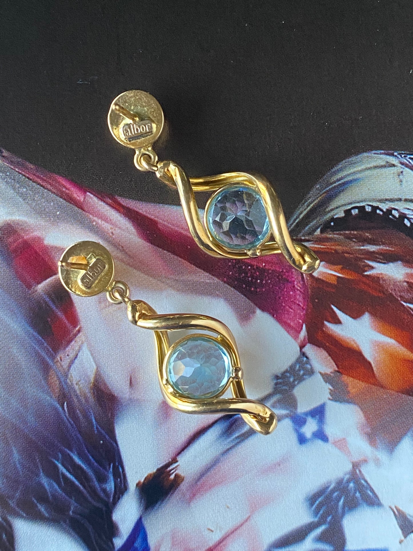 Aquamarine Drop Earrings